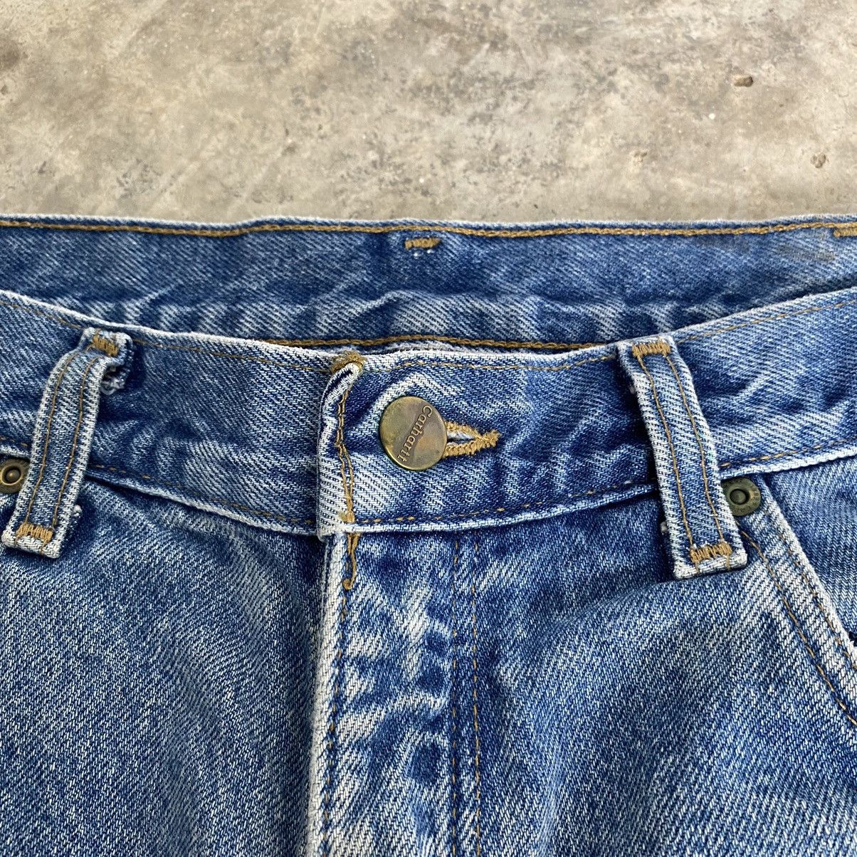 Carhartt Vintage Carhartt Blanket Lined Relaxed Fit Faded Denim Jeans Size US 34 / EU 50 - 11 Thumbnail