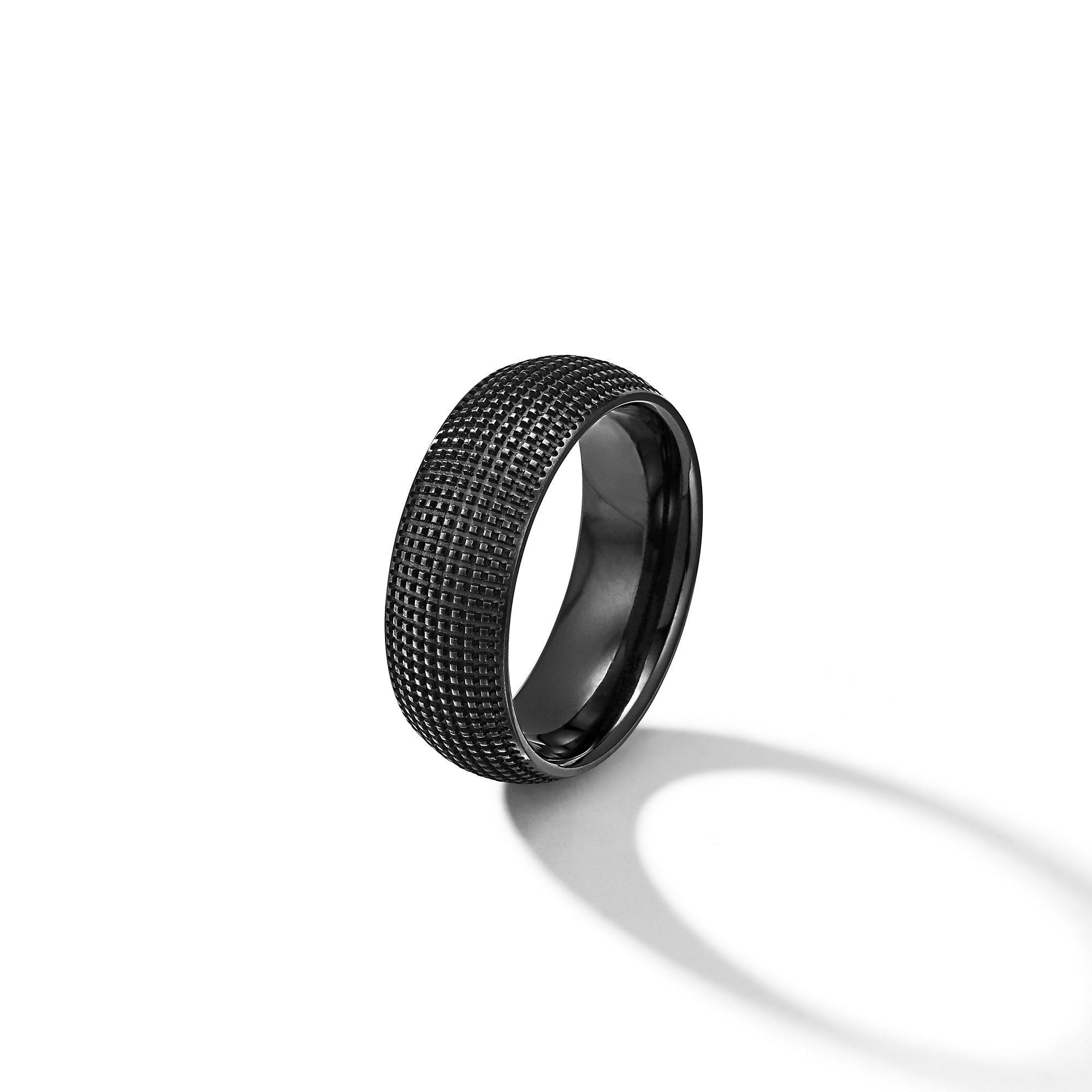 David Yurman o1w1db10526 R05739M/Size 8/ Sky Band Ring in Black Size ONE SIZE - 2 Thumbnail