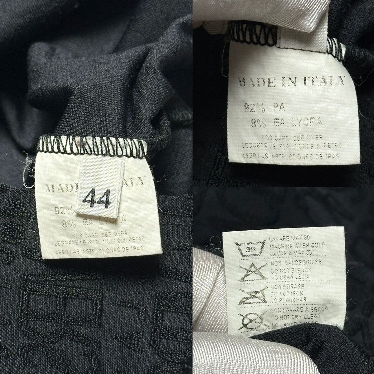 Versace Versace Monogram Logo Stretch Black Tank Top Shirt Size M / US 6-8 / IT 42-44 - 10 Thumbnail