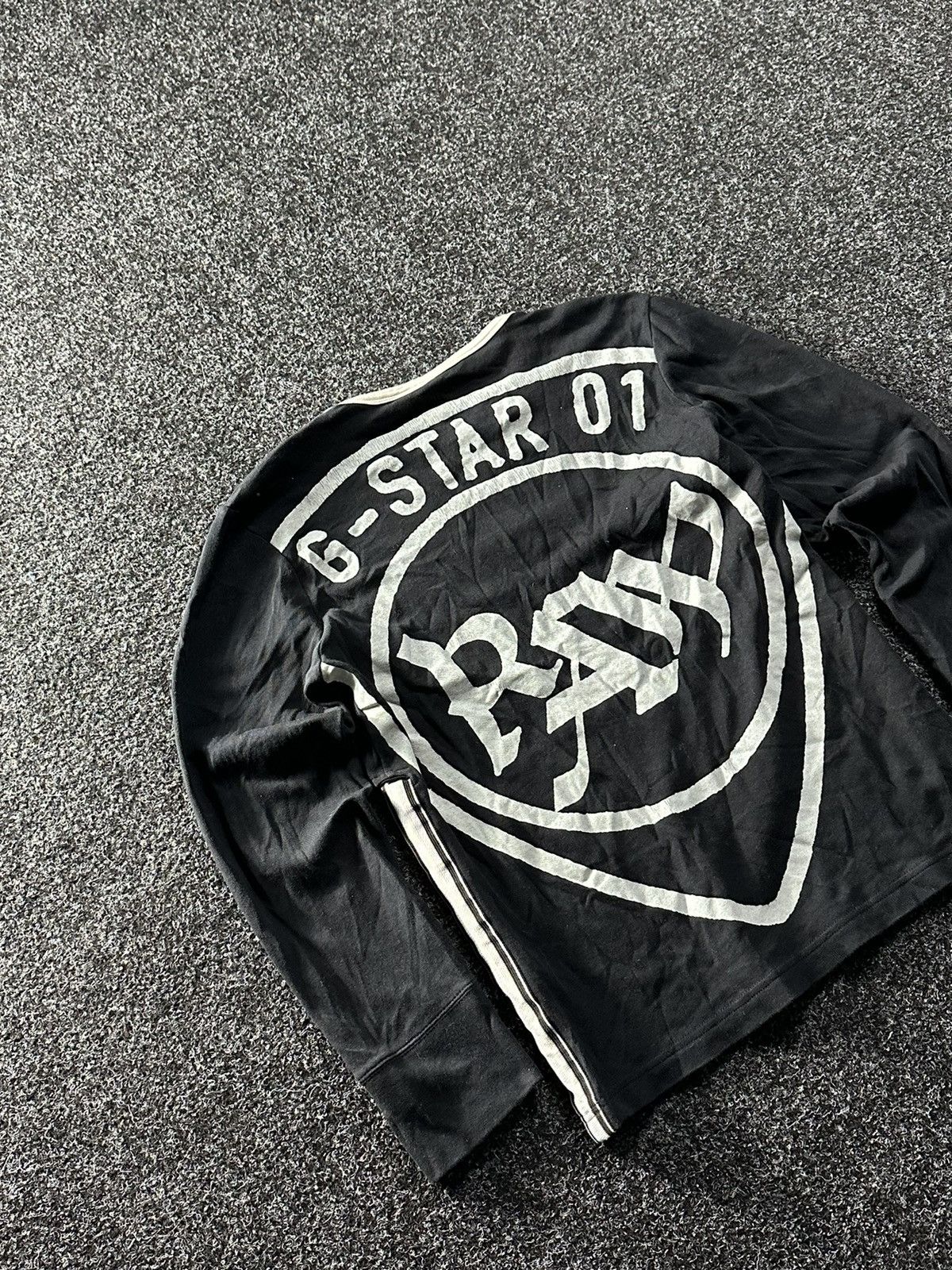 G-Star 🚨VINTAGE BIG LOGO G STAR RAW LONGSLEEVE T SHIRT RARE Size US L / EU 52-54 / 3 - 2 Thumbnail