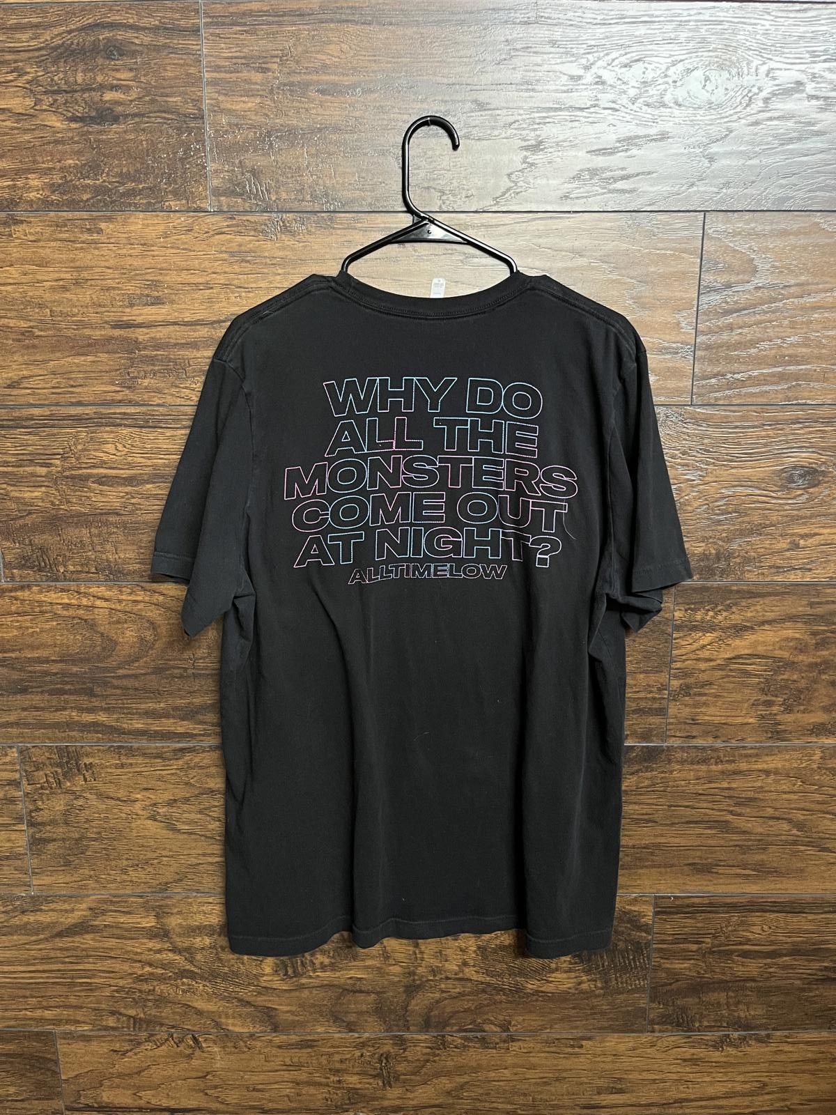 Designer All Time Low Band T-shirt Why do All Monsters at Night -XL Size US XL / EU 56 / 4 - 1 Thumbnail