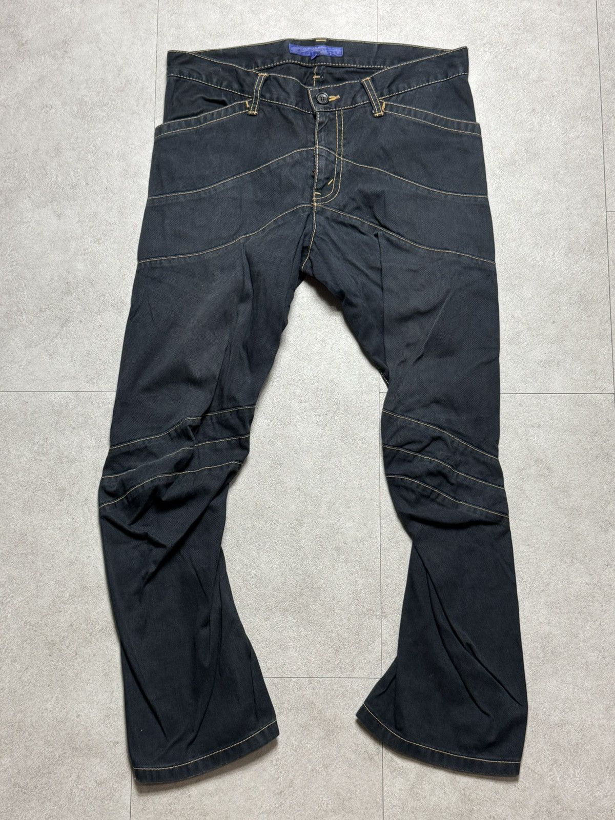 Junya Watanabe Junya Watanabe Biker Rebuild Denim Pants. SS04 Size US 32 / EU 48 - 1 Thumbnail