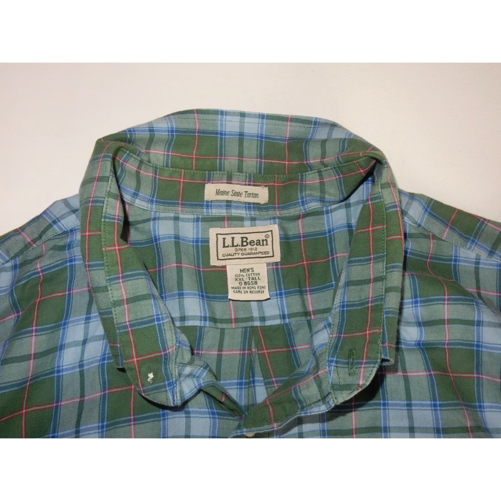 Vintage VINTAGE L.L. Bean Men's Shirt Long Sleeve Button-Front Plaid 2XL Blue Maine State Size US XXL / EU 58 / 5 - 4 Thumbnail