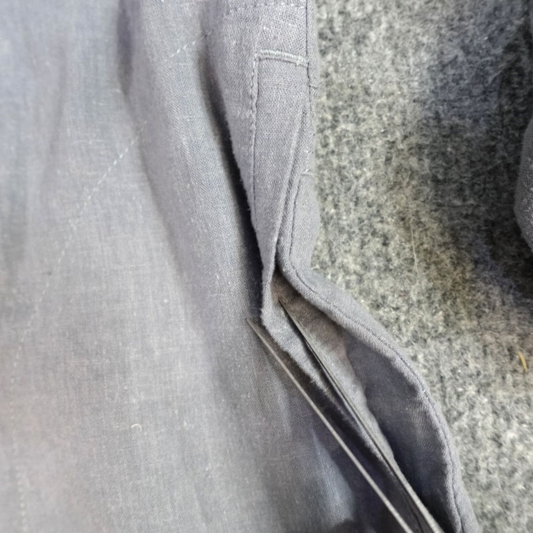 Prana prAna Aster Womens Button-Up Shirt M Gray Solid Hemp Size M / US 6-8 / IT 42-44 - 4 Thumbnail
