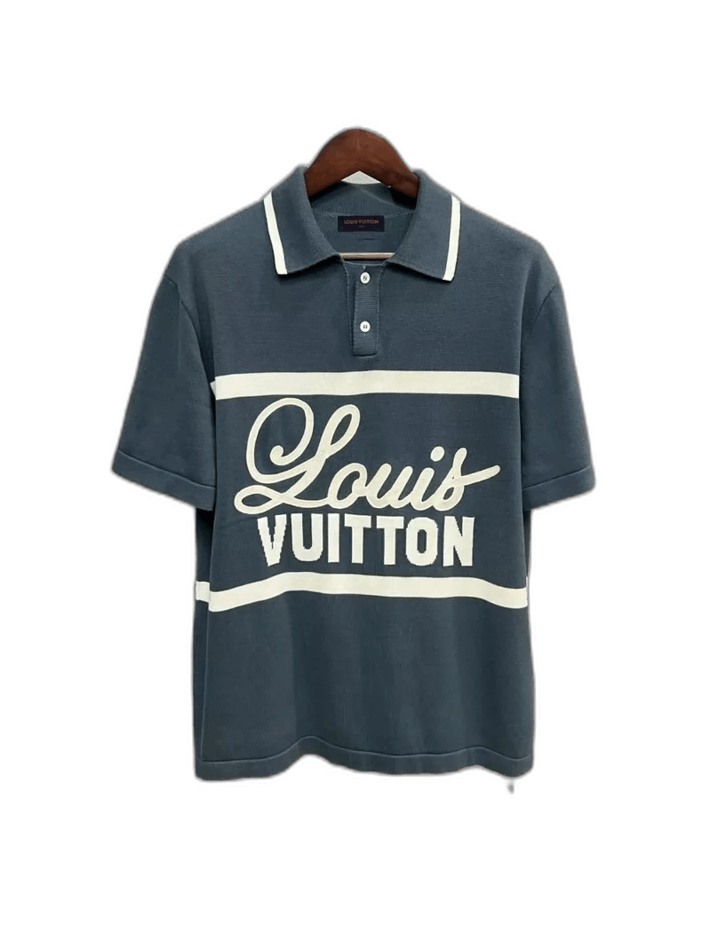 Louis Vuitton Louis Vuitton Embroidered Short Sleeve Polo Shirt-yf Size US M / EU 48-50 / 2 - 1 Thumbnail