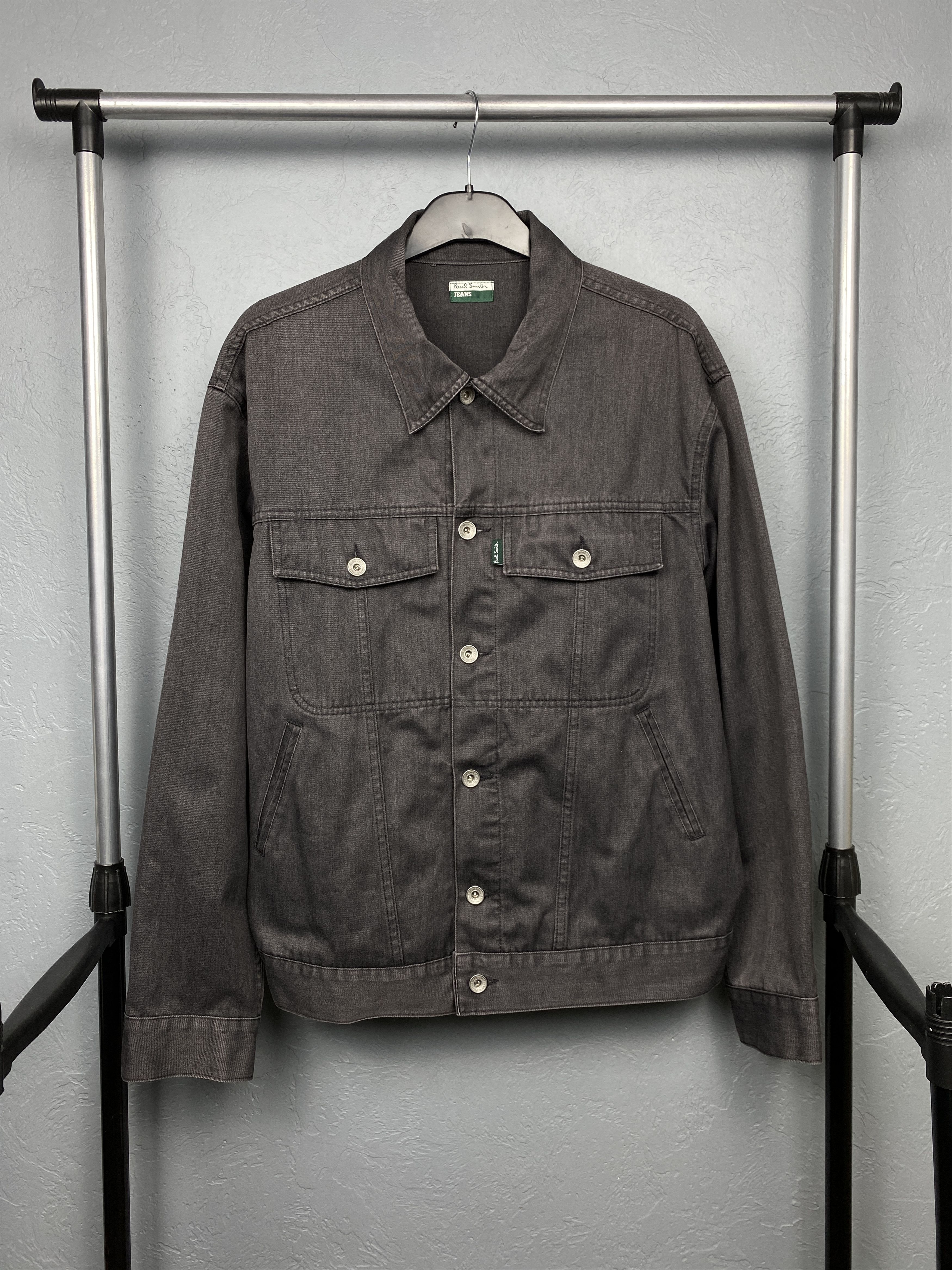 image of Arsnl x Nike Paul Smith Vintage Mens Denim Jacket in Grey (Size Large)