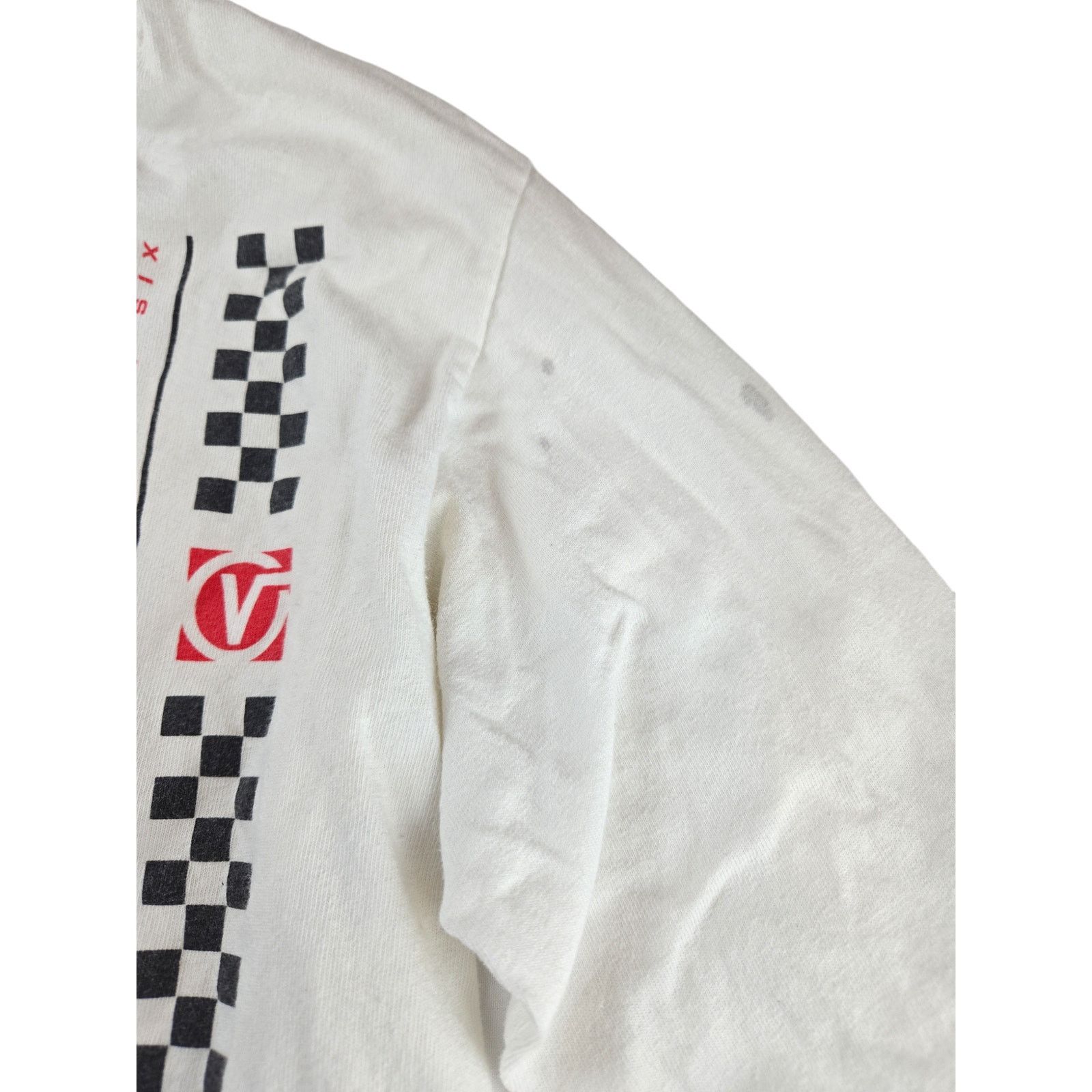 Vans Vans | White, Long Sleeve, Checkered Shirt | Size Small Size US S / EU 44-46 / 1 - 5 Thumbnail