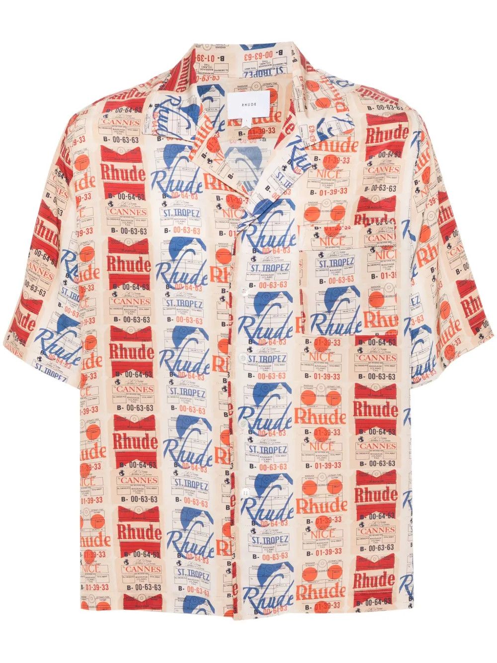 Rhude o1mle1025 Voyage DE Rhude Silk Shirt in Multicolor Size US S / EU 44-46 / 1 - 1 Thumbnail