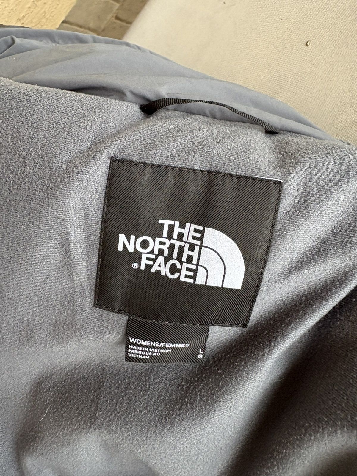 The North Face North face Large grey down jacket 550 Size L / US 10 / IT 46 - 4 Thumbnail