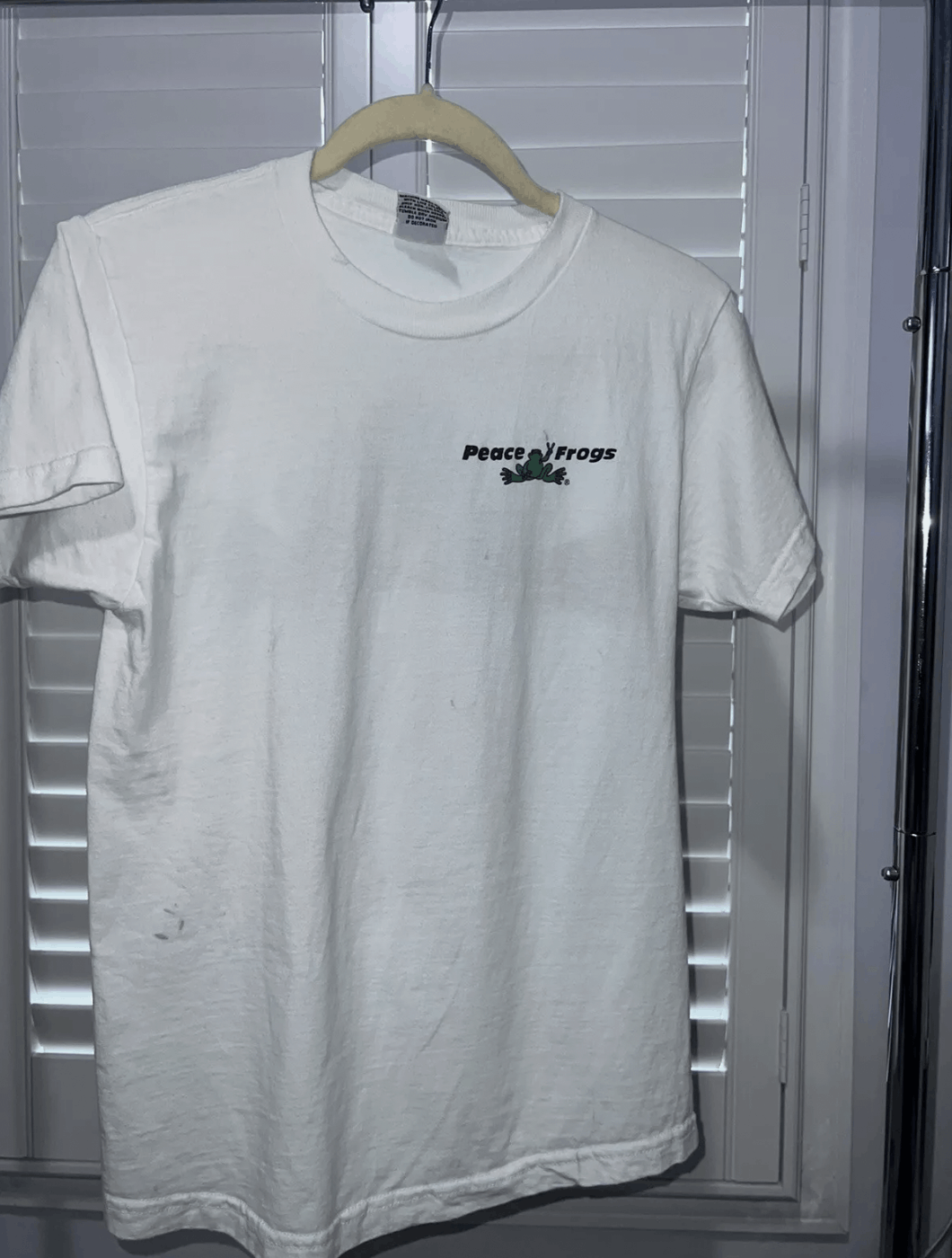 Vintage Vintage Peace Frogs Tee Size Small Size US S / EU 44-46 / 1 - 2 Thumbnail