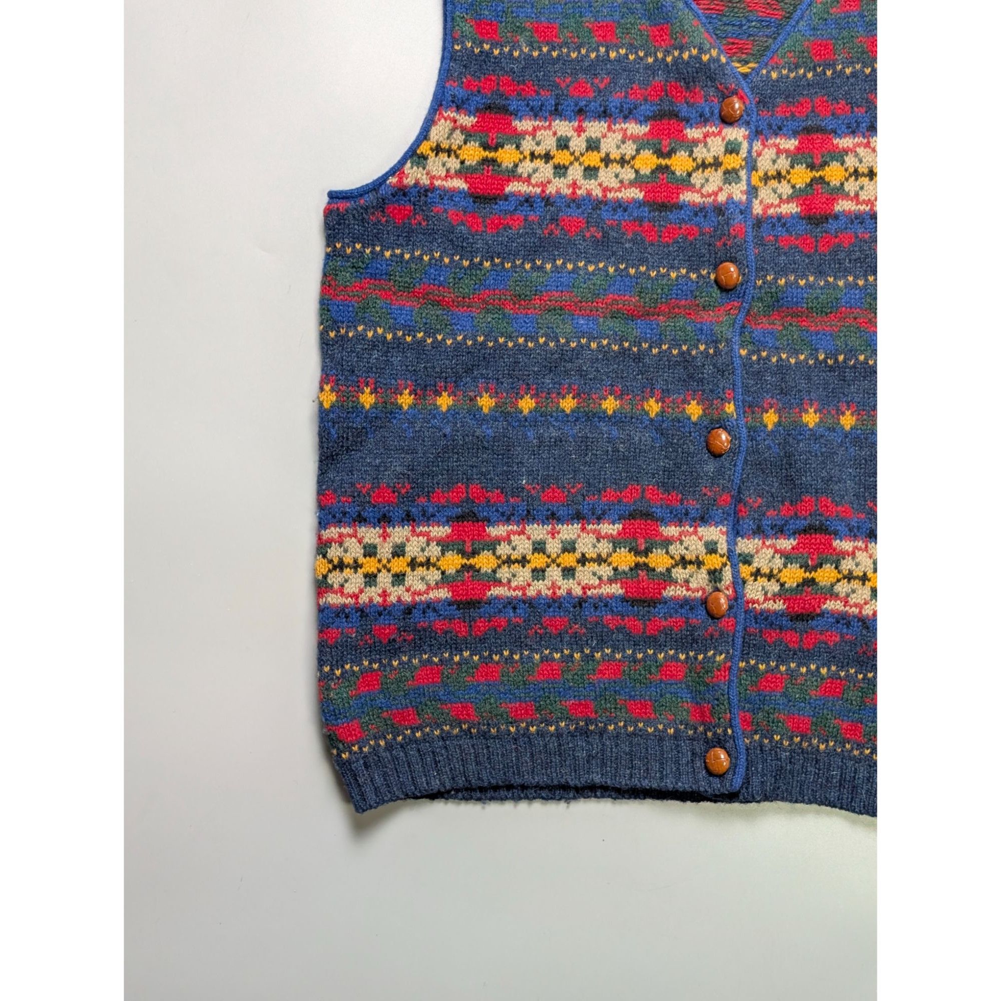 Woolrich Woolen Mills Woolrich Vintage Native Pattern Wool Gilet (Y1097) Size S / US 4 / IT 40 - 2 Thumbnail
