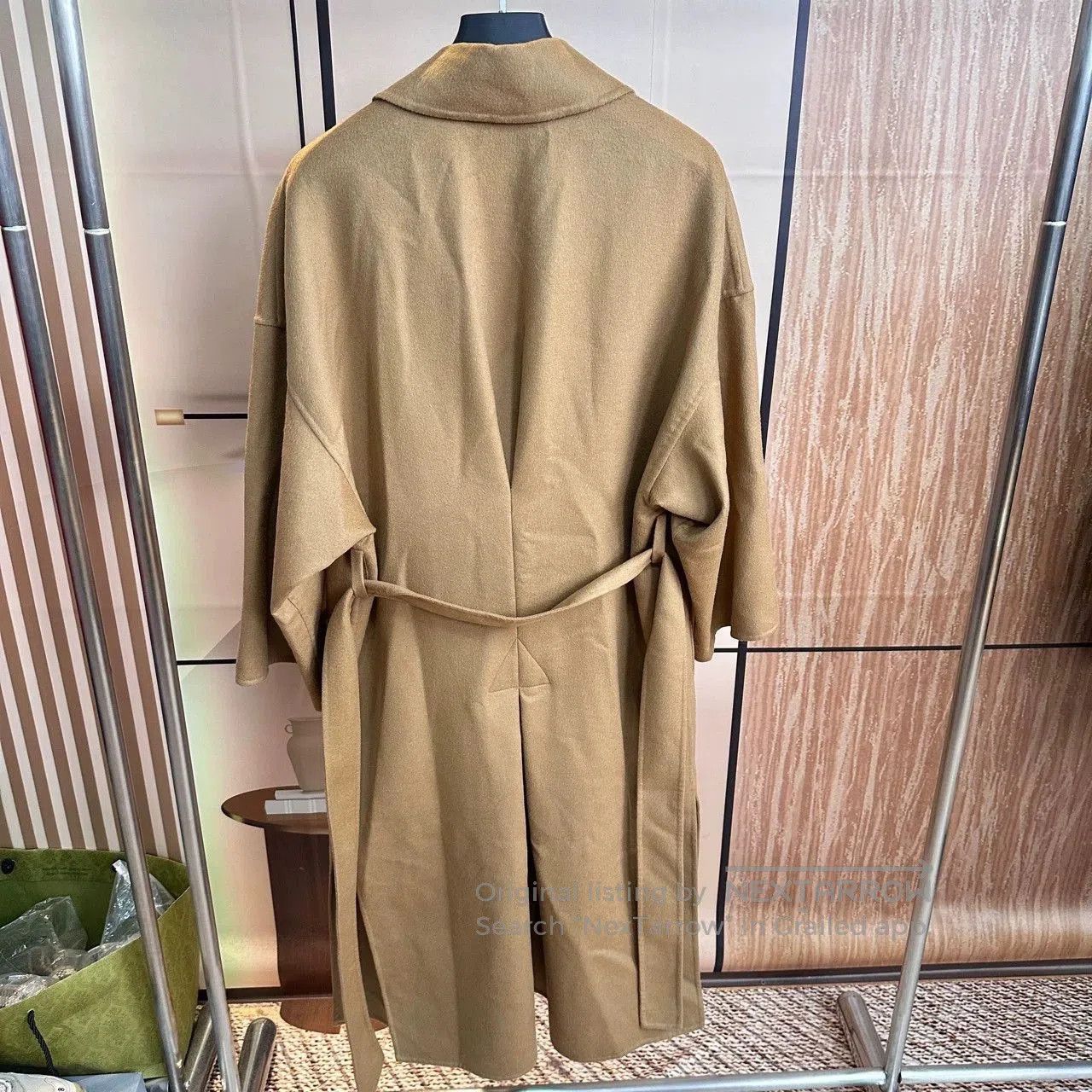 Loewe camel wool blend long coat by Loewe. Size XS / US 0-2 / IT 36-38 - 2 Thumbnail