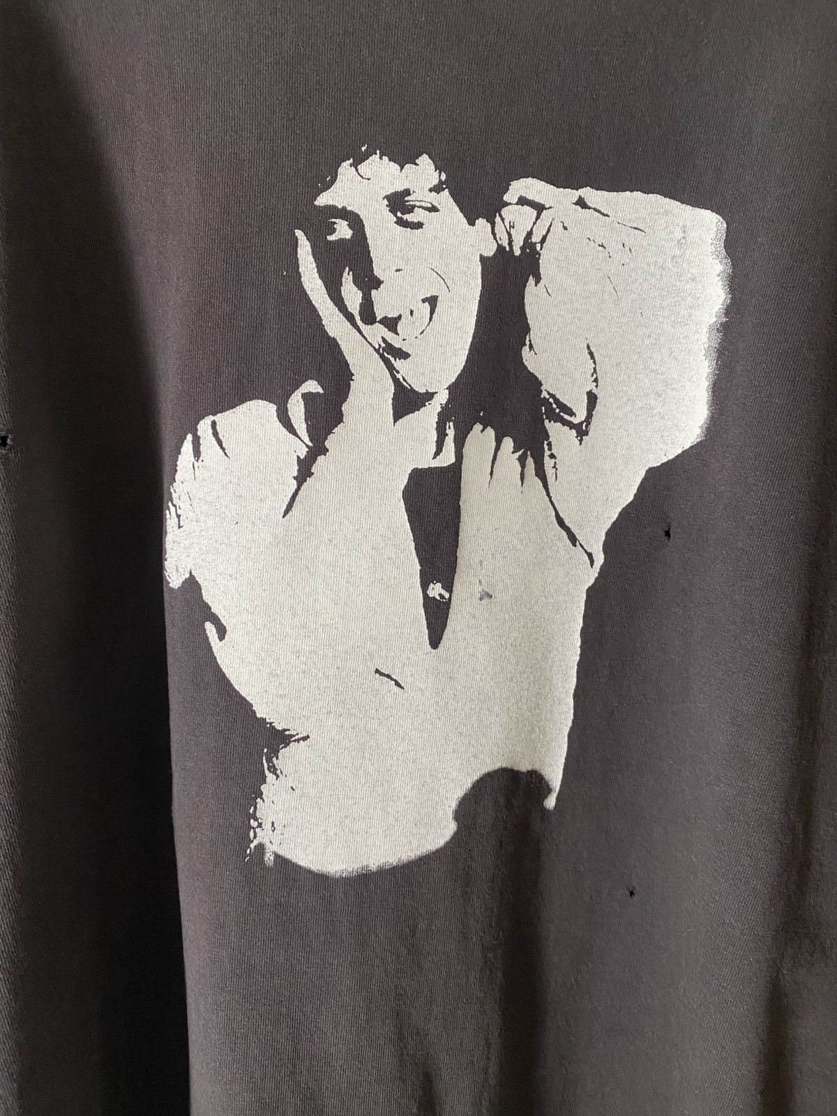 Band Tees Vintage-Washed Faded and Distressed Lou Reed Band T Shirt 2 Size US XL / EU 56 / 4 - 5 Thumbnail