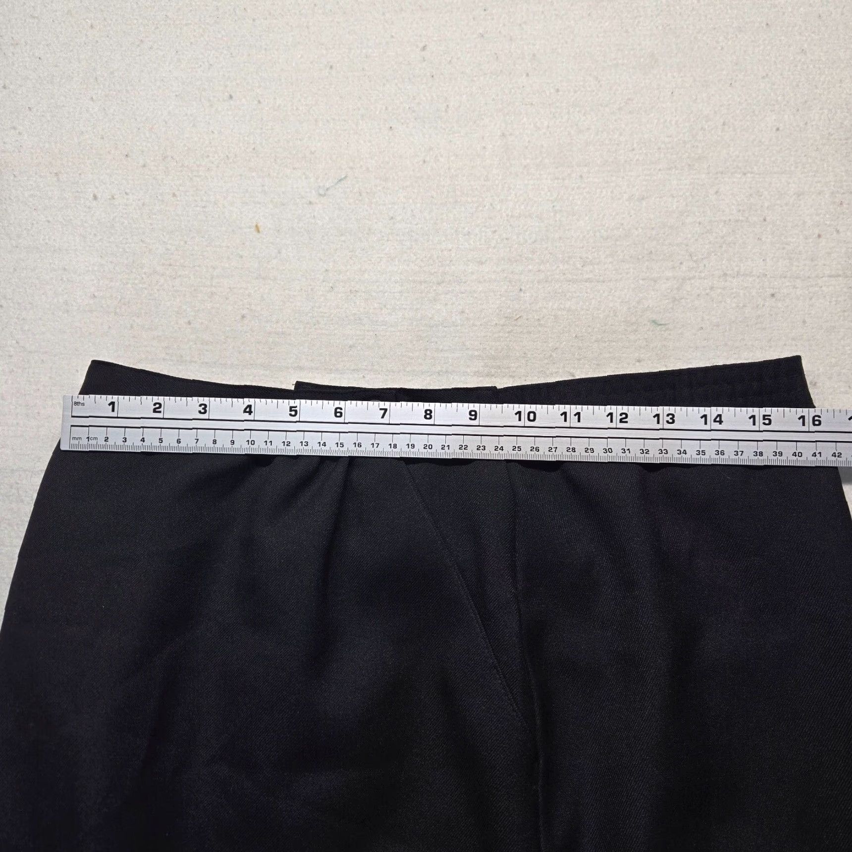 Vintage VINTAGE Donnkenny Skirt Women 12P Petite Adult Knee Length Gray A-Line Pockets 80s Grandmacore Mens? Size 34" / US 12 / IT 48 - 3 Thumbnail