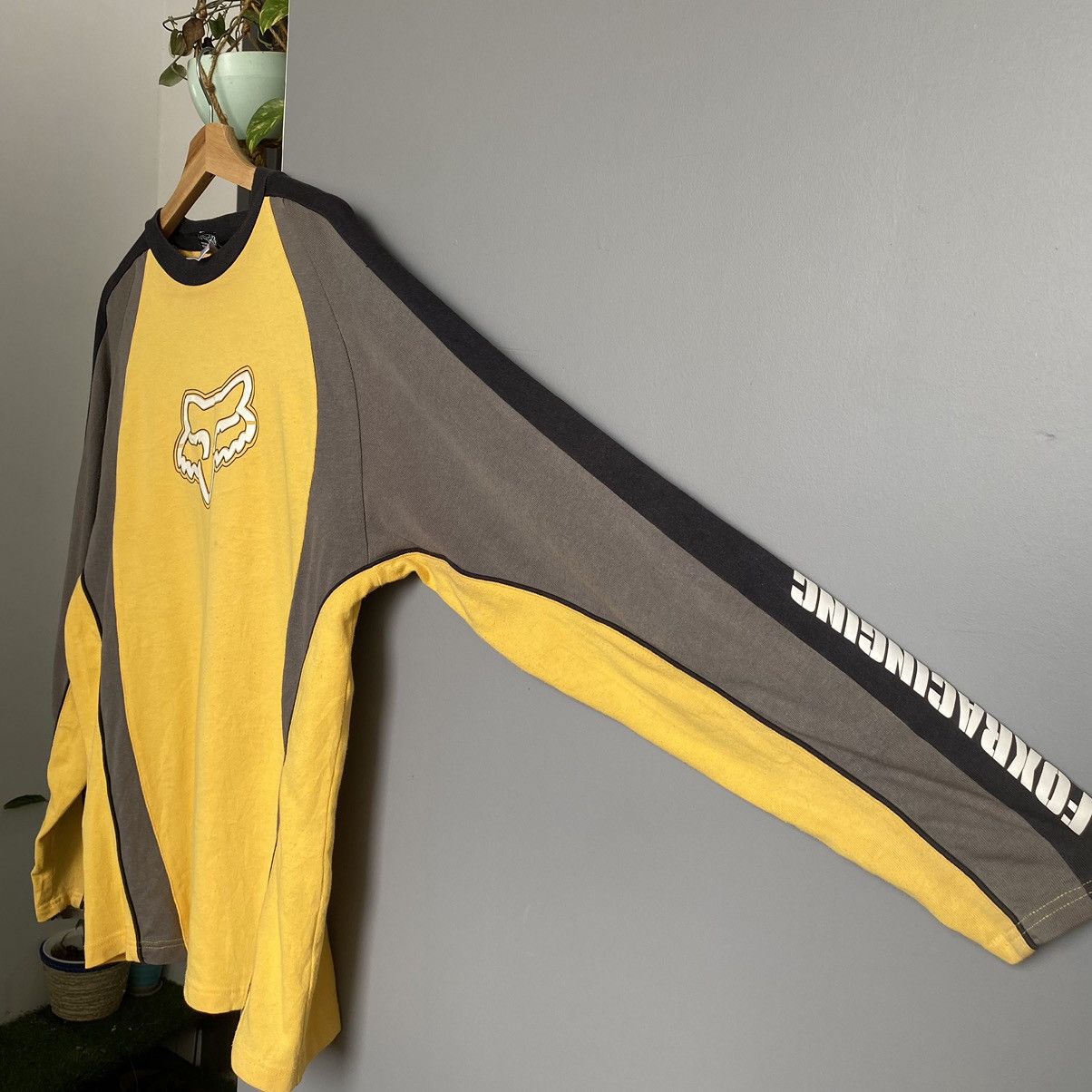 Fox Racing Thrashed Vintage Y2K Fox Racing Motocross ERD GRUNGE L/S TEE Size US M / EU 48-50 / 2 - 3 Thumbnail