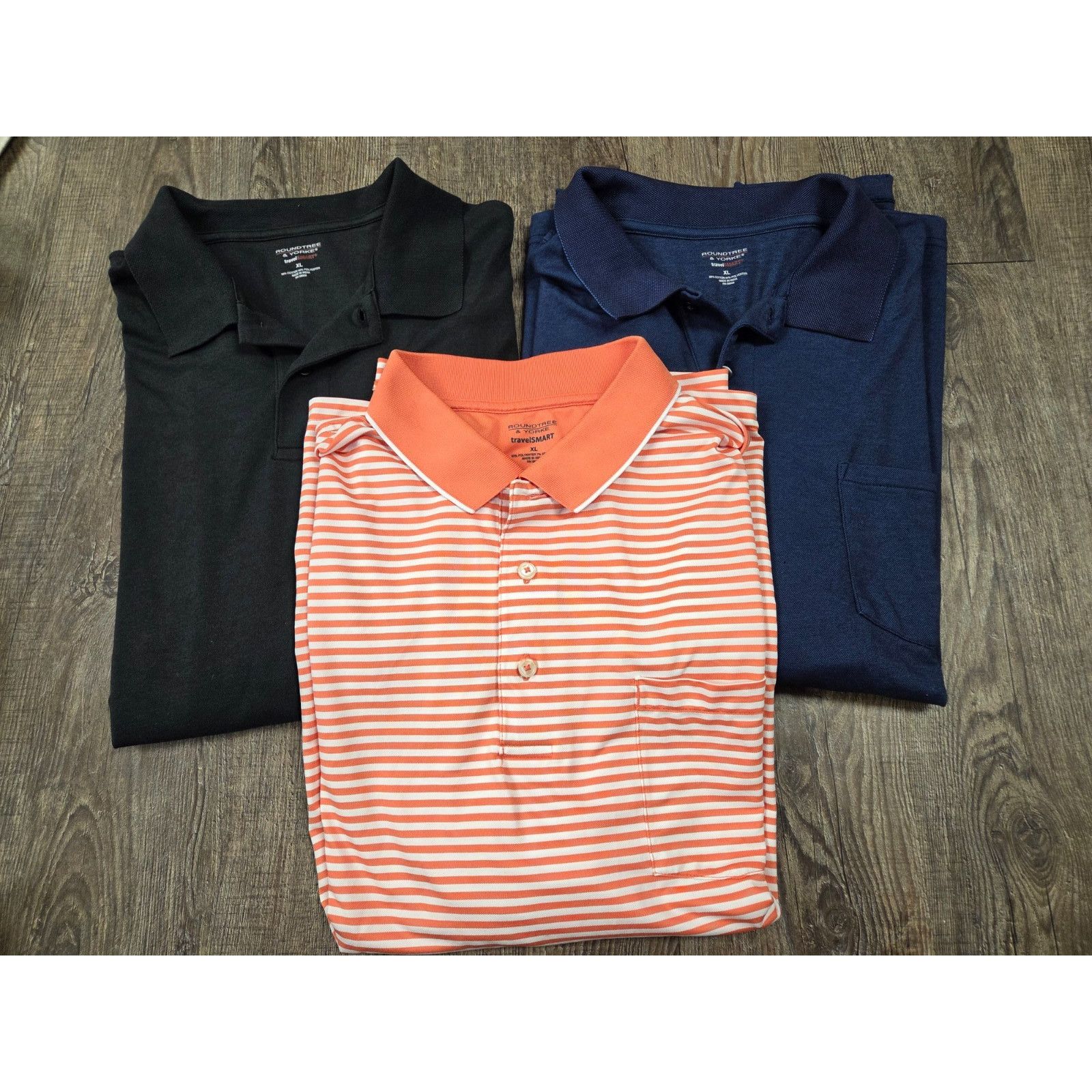Roundtree & Yorke Roundtree & Yorke TRAVEL SPART Polo Shirts XL Lot of 3 Size US XL / EU 56 / 4 - 1 Thumbnail