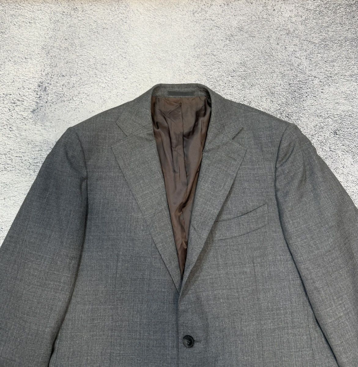 Suitsupply Lazio Blazer Mens 52 EU 42 US Slim Gray Wool
