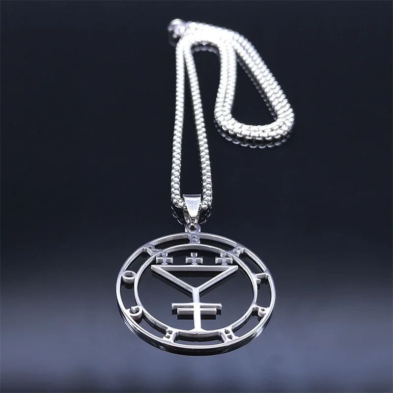 Jewelry Seal of BELPHEGOR Satan Pendant Necklace Emblem Talisman Size ONE SIZE - 1 Thumbnail