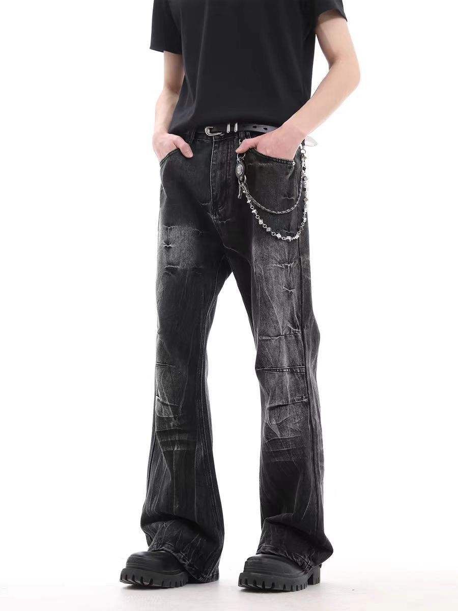 Jean Rinse-Washed Black Street Jeans Size US 32 / EU 48 - 1 Thumbnail
