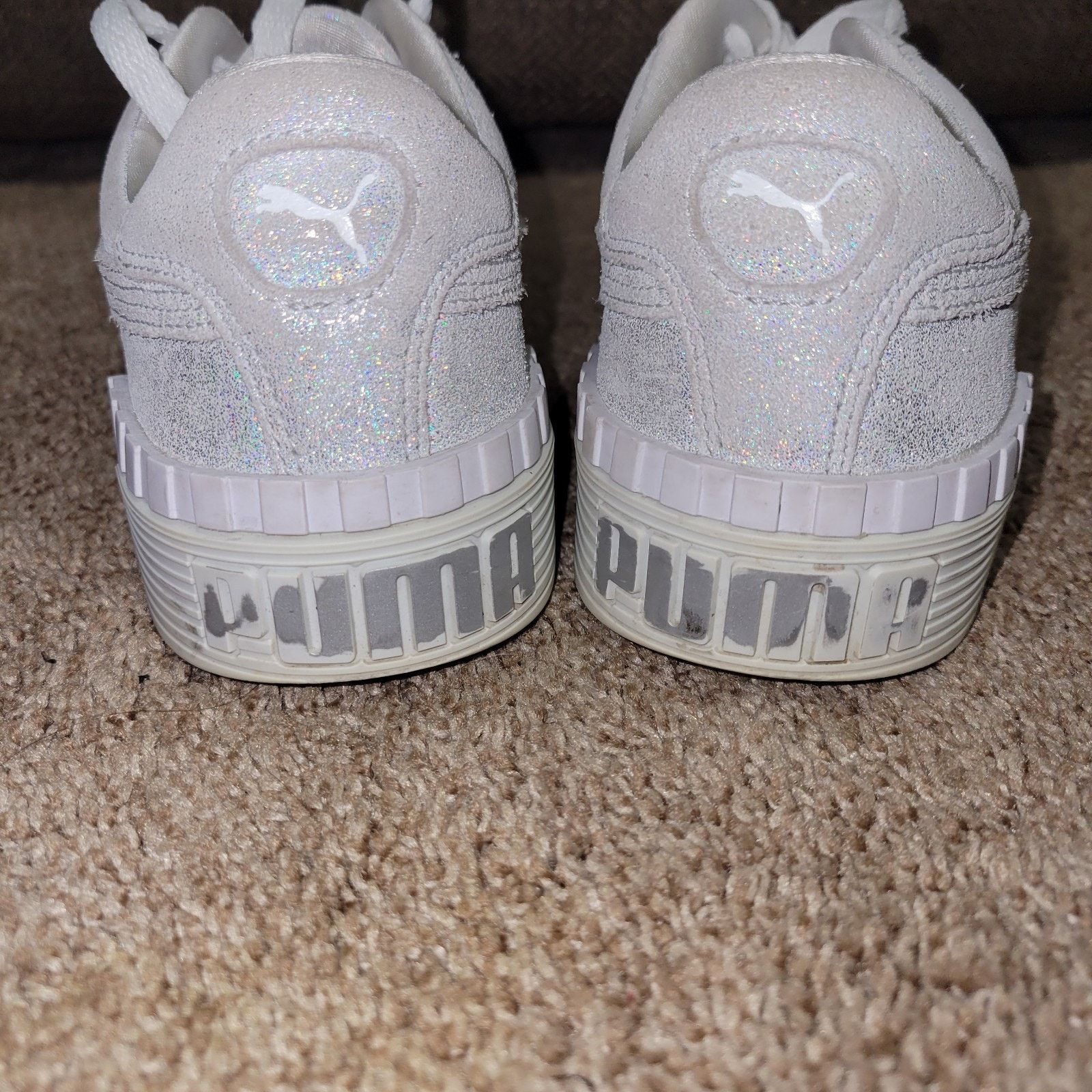 Puma Puma Cali Shimmer Silver Women's Shoes Size US 7 Size US 7 / IT 37 - 5 Thumbnail