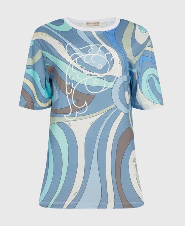 Emilio Pucci Crew neck t-shirt Size M / US 6-8 / IT 42-44 - 1 Thumbnail