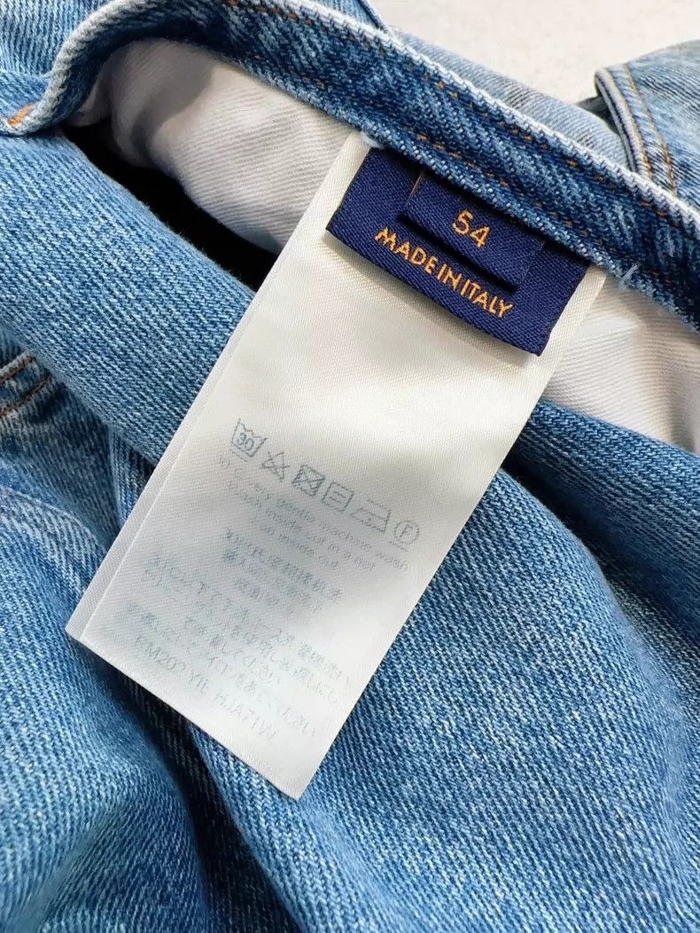 Louis Vuitton LOUIS VUITTON Blue presbyopic gradient denim jacket 2504-Ne Size US L / EU 52-54 / 3 - 6 Thumbnail