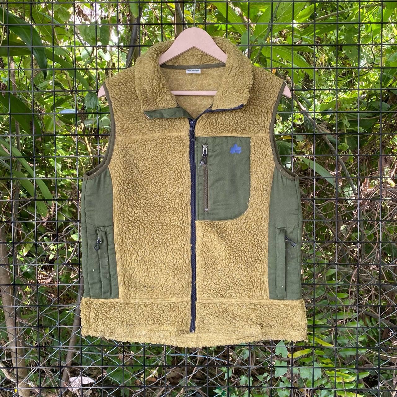 Japanese Brand × Vintage Vintage Logos Fleece Deeppile MultiPlaid Zipper Vest Size US M / EU 48-50 / 2 - 1 Thumbnail