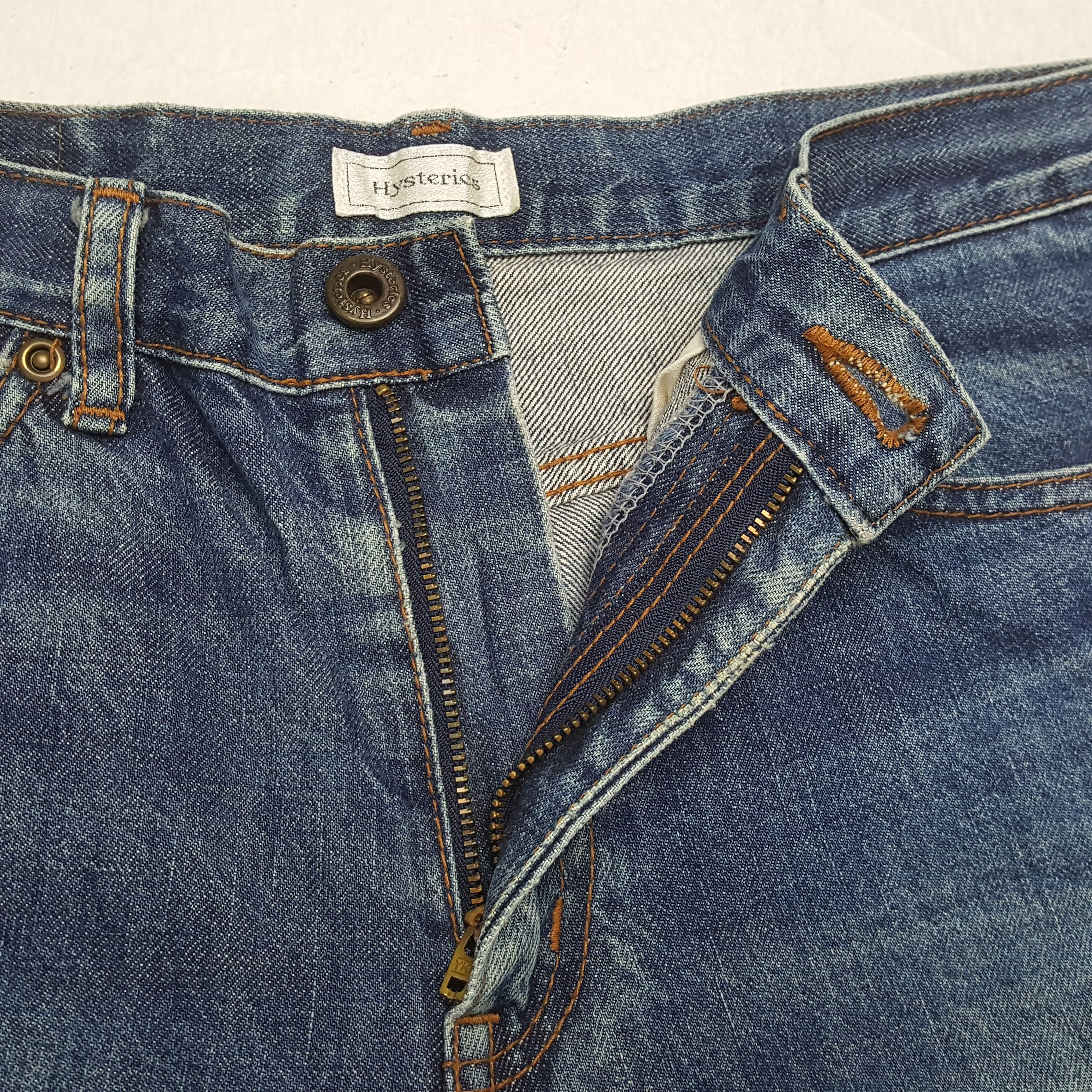 Hysteric Glamour × Japanese Brand × Vintage HYSTERIC GLAMOUR Japanese Brand Custom Art Jeans Size US 28 / EU 44 - 12 Thumbnail