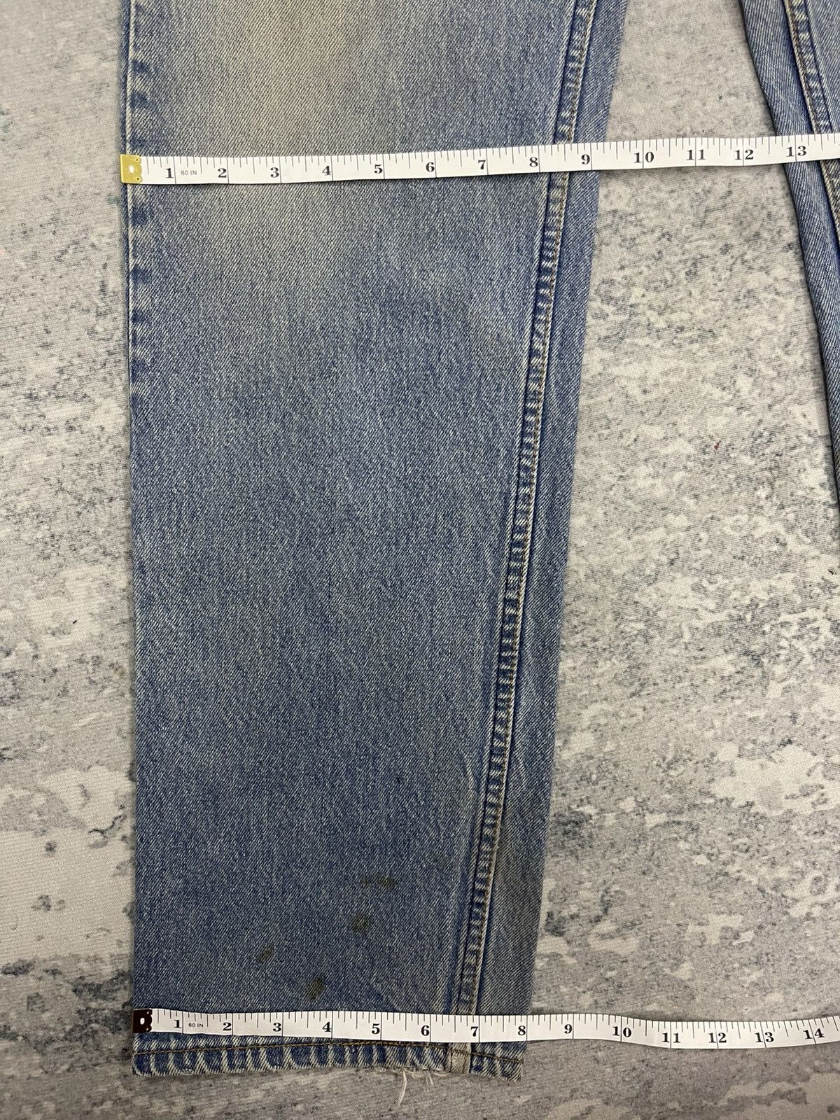 Levi's Vintage 90s Levi’s 501 Light Wash Made in USA – 34x30 Size US 34 / EU 50 - 9 Thumbnail
