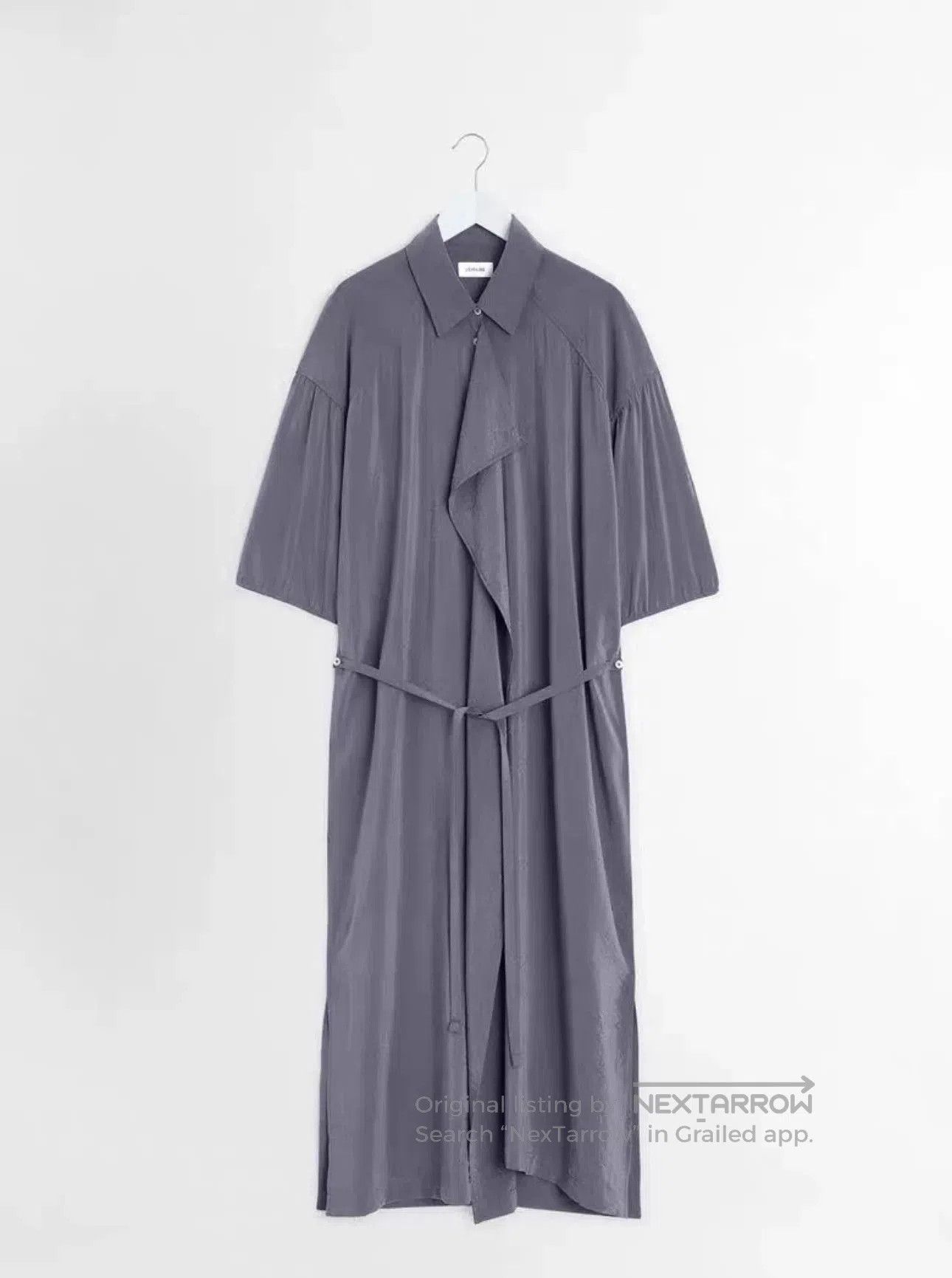 Lemaire Lemaire S/S 2025 Asymmetric Belt Shirt Dress. Size S / US 4 / IT 40 - 2 Thumbnail