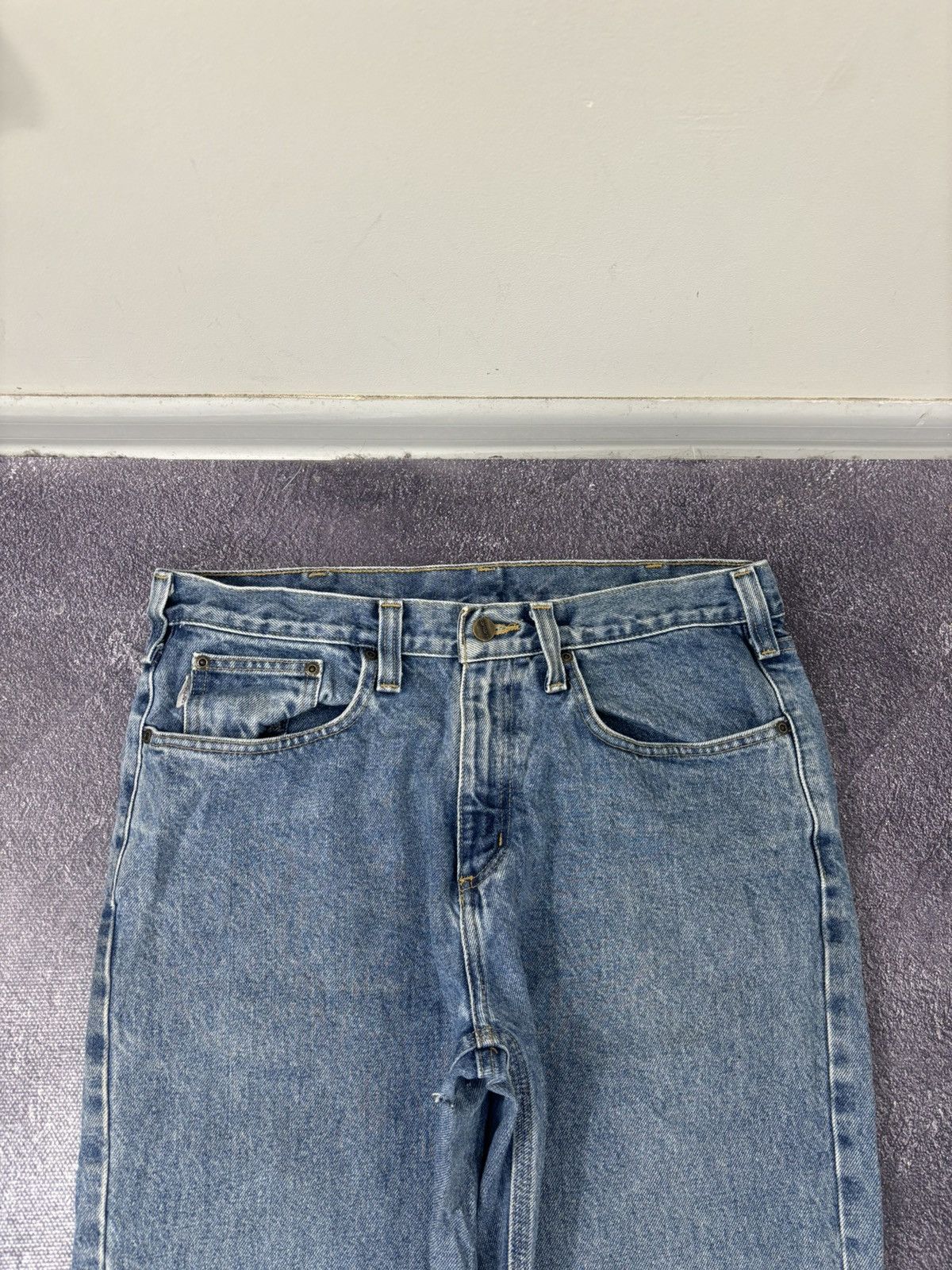 Carhartt Vintage Carhartt Y2K Relaxed Fit American Work Denim Jeans Size US 33 - 14 Thumbnail