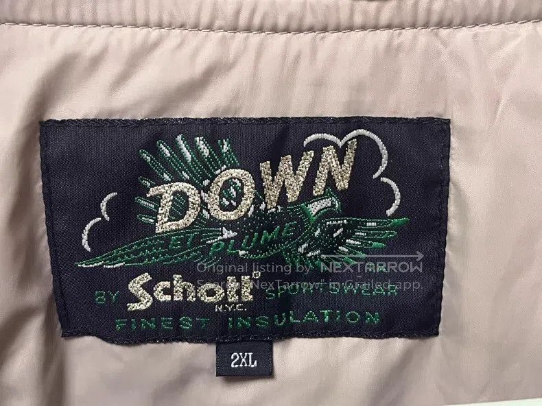 Schott Schott Co-branded motorcycle down jacket Size US XXL / EU 58 / 5 - 7 Thumbnail