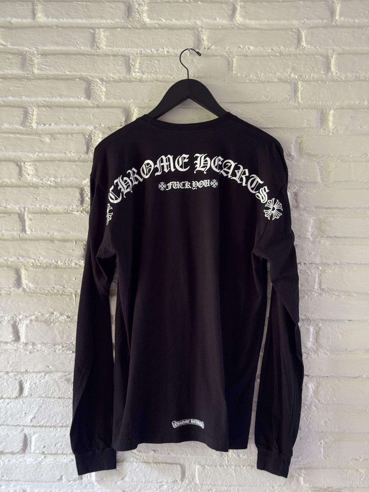 CHROME HEARTS クロムハーツ BEIJING EXCLUSIVE HORSESHOE Tシャツ 長袖 北京限定 管理番号：10929 Chrome Hearts Chrome Hearts Beijing Exclusive Horseshoe Long