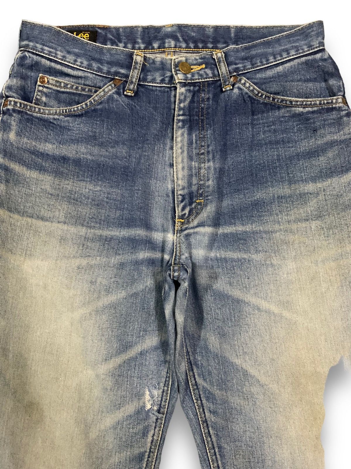 Lee Vintage Lee Riders x Edwin Mud Wash Distressed Grunge Jeans Size US 30 / EU 46 - 3 Thumbnail