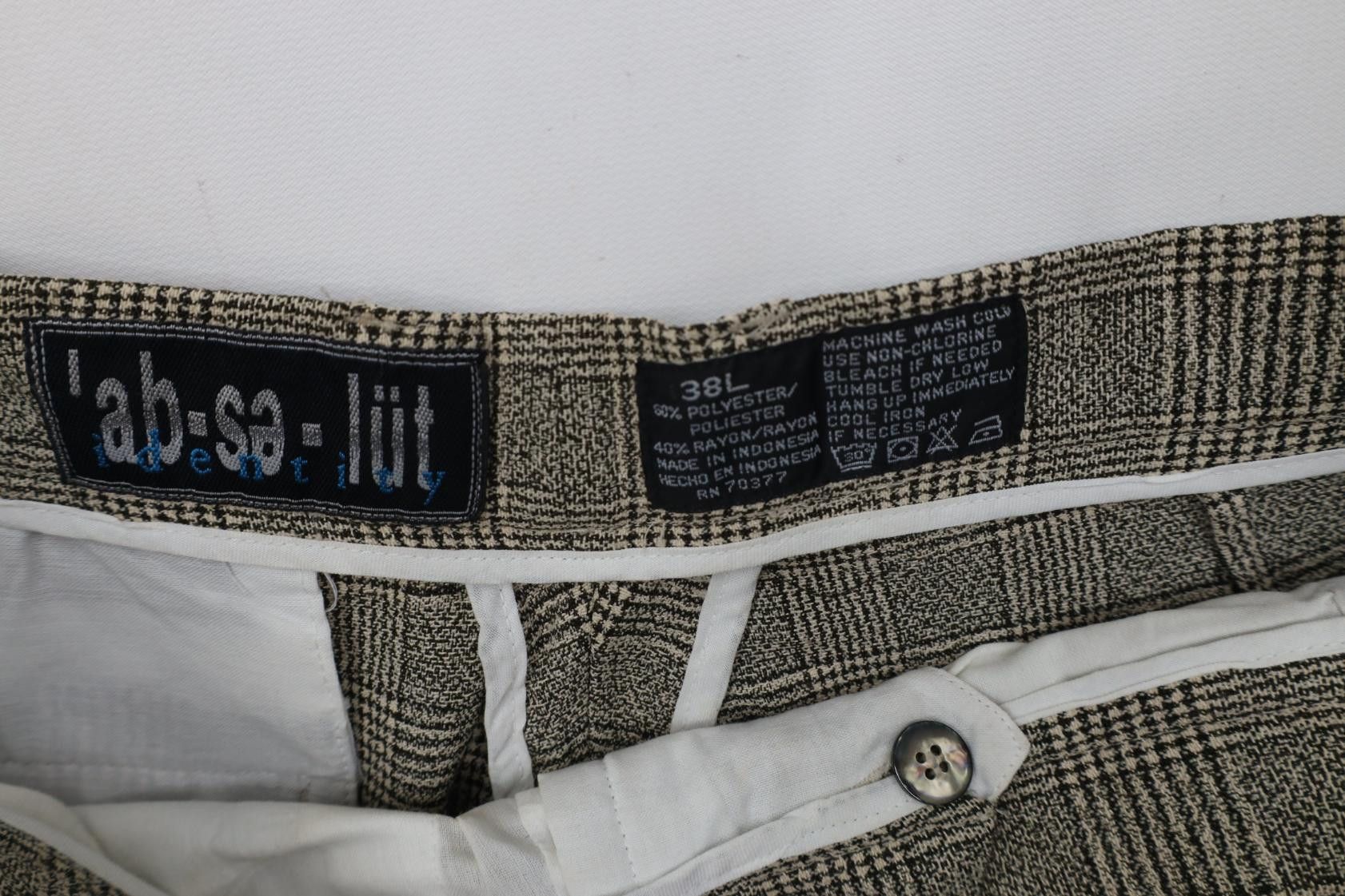 Vintage Vintage 90s Hollywood Regency High Waist Wide Leg Pants Size US 38 / EU 54 - 8 Thumbnail