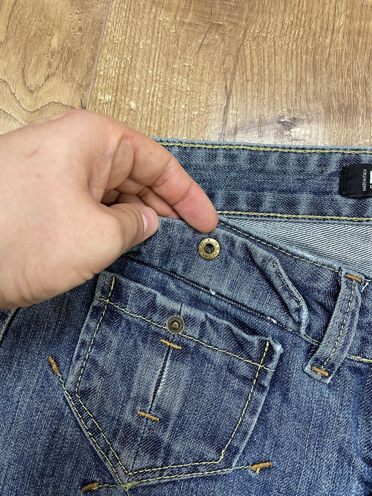 Dolce & Gabbana × Vintage Vintage Dolce&Gabbana Y2K Style Blue Stonewashed Denim Jeans Size US 29 - 14 Thumbnail