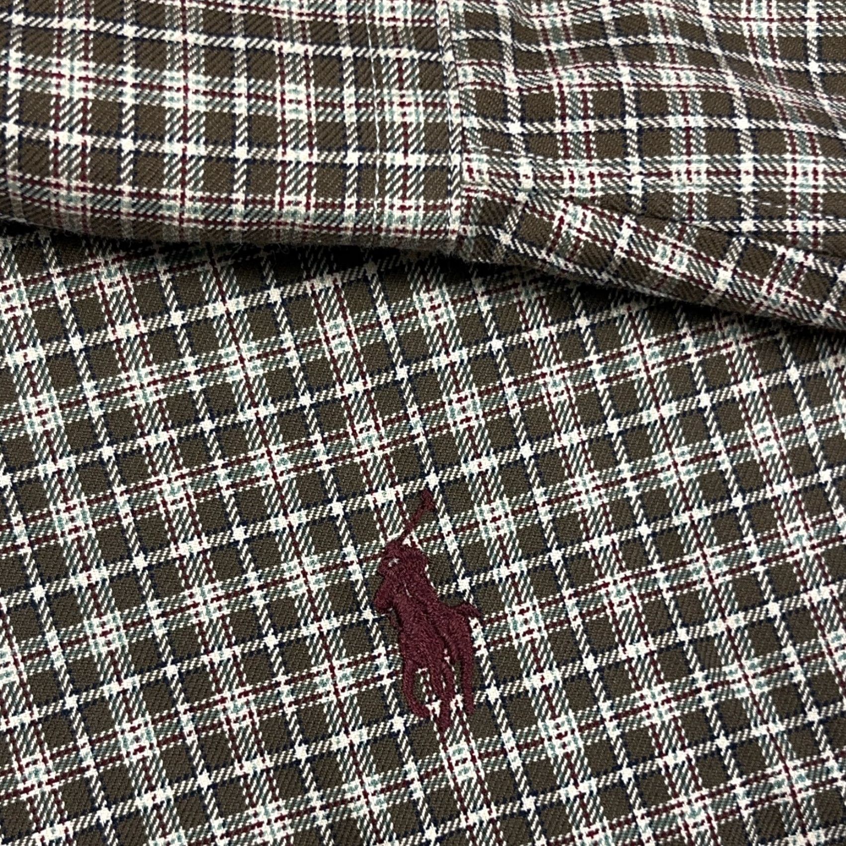 Ralph Lauren Ralph Lauren Shirt Men Large Brown Plaid Button-Up Classic Fit Flannel Adult Regular Size Size US L / EU 52-54 / 3 - 3 Thumbnail