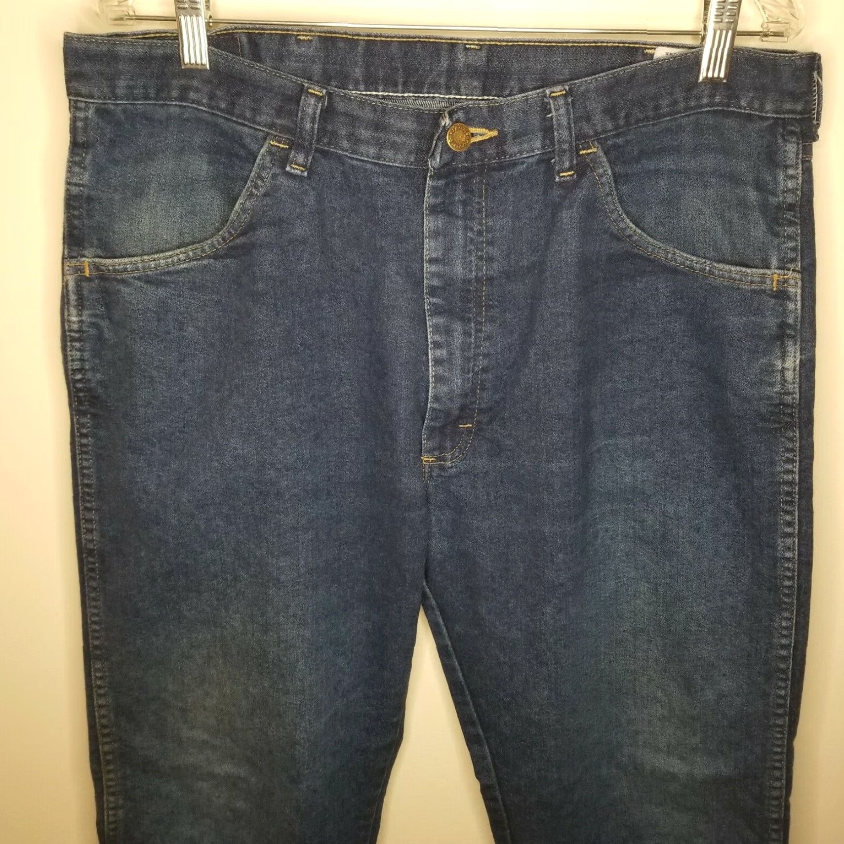 Wrangler Wrangler Jeans Men 36x32 Blue Regular Fit Mens Size US 36 / EU 52 - 2 Thumbnail