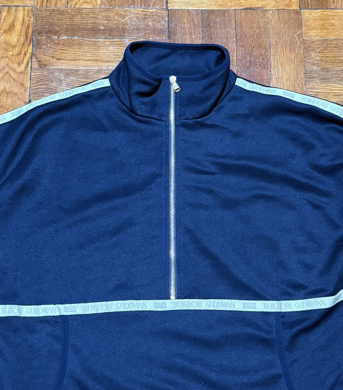Bergdorf Goodman × Kith Kith x Bergdorf Goodman Half Zip Track Jacket Size US L / EU 52-54 / 3 - 1 Thumbnail