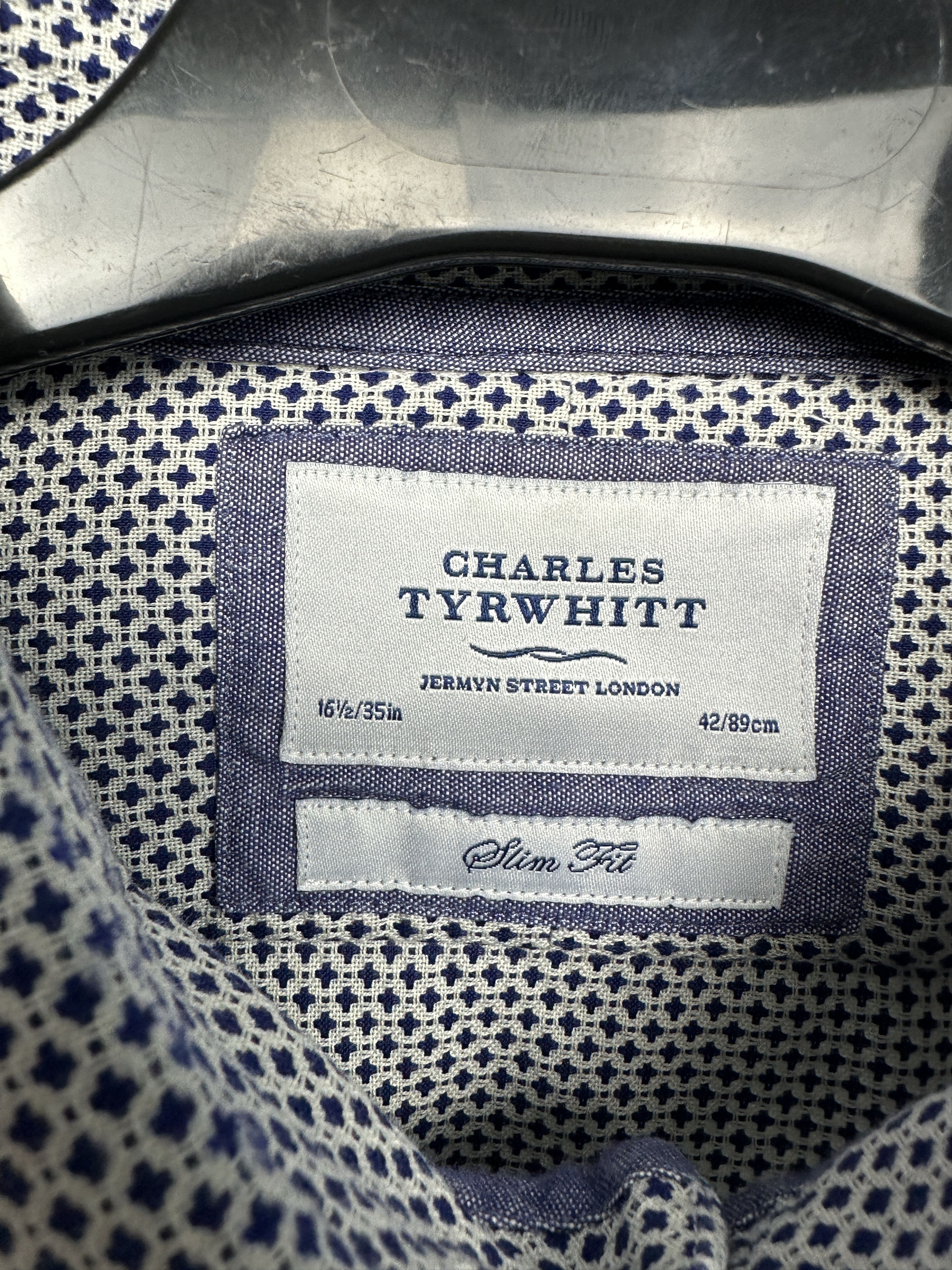 Charles Tyrwhitt Charles Tyrwhitt Mens Long Sleeve Shirt Size US XL / EU 56 / 4 - 3 Thumbnail