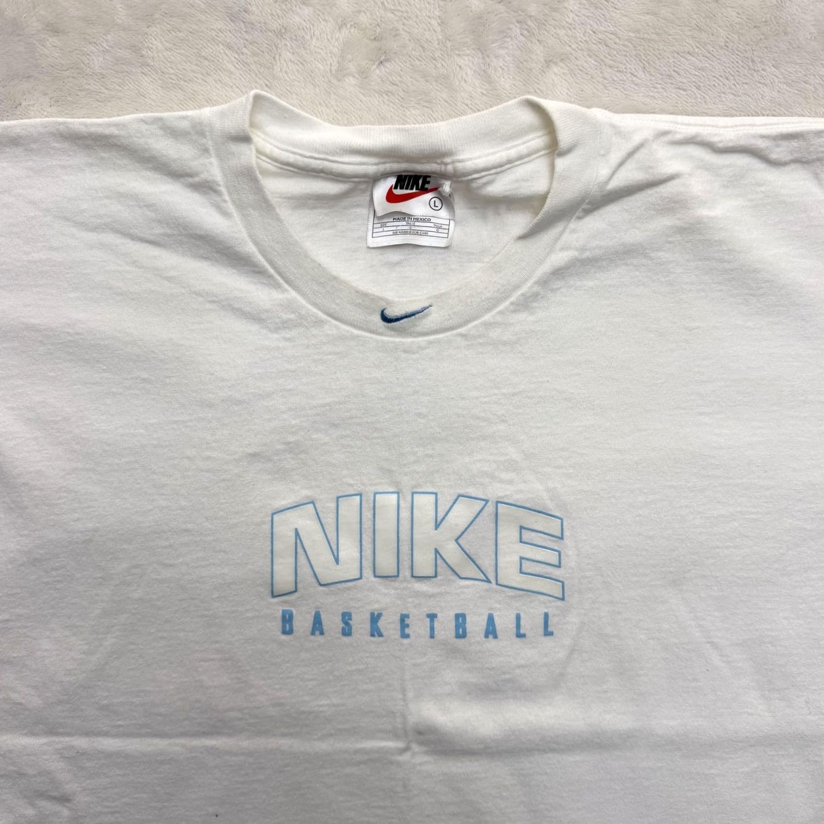 Nike Nike Basketball Shirt Mens Large White Graphic Tee Swoosh Sportswear Logo Size US L / EU 52-54 / 3 - 2 Thumbnail