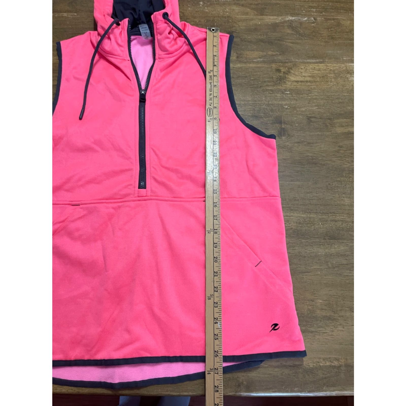 Vintage Energy Zone Jacket Women L Pink Gray Hoodie Half Zip Pullover Casual Travel Jacket Size L / US 10 / IT 46 - 5 Thumbnail
