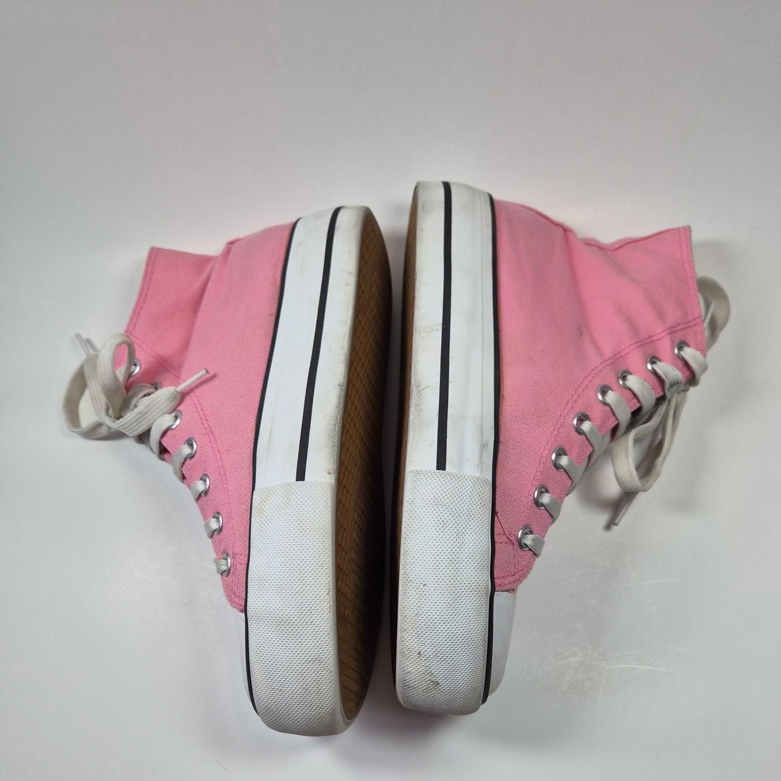 The Unbranded Brand High Top Pink Women Shoes Size 7 Pink Girly College Thrashed Size US 7 / IT 37 - 3 Thumbnail
