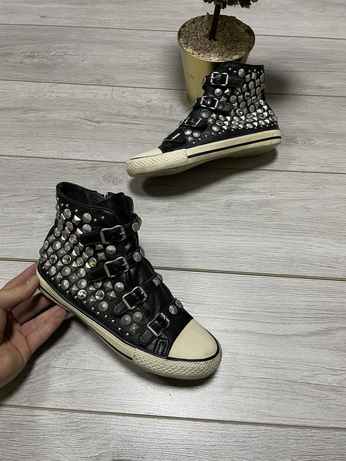 ASH Ash limited studded punk sneakers | Grailed