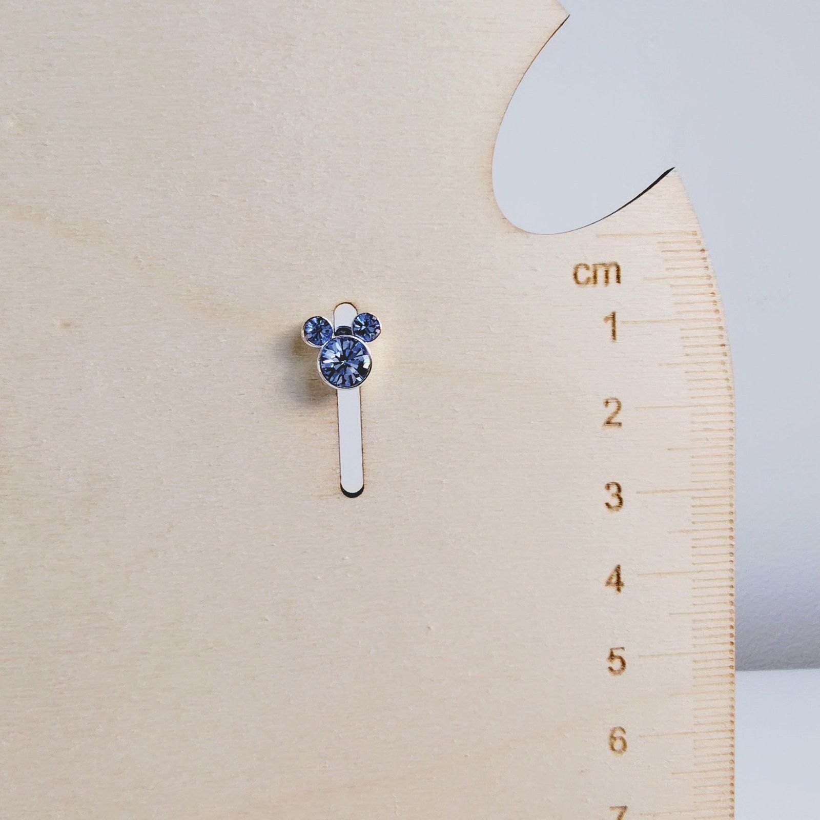 Disney Disney Mickey Mouse Blue Rhinestone Stud Earrings NIB Size ONE SIZE - 10 Thumbnail