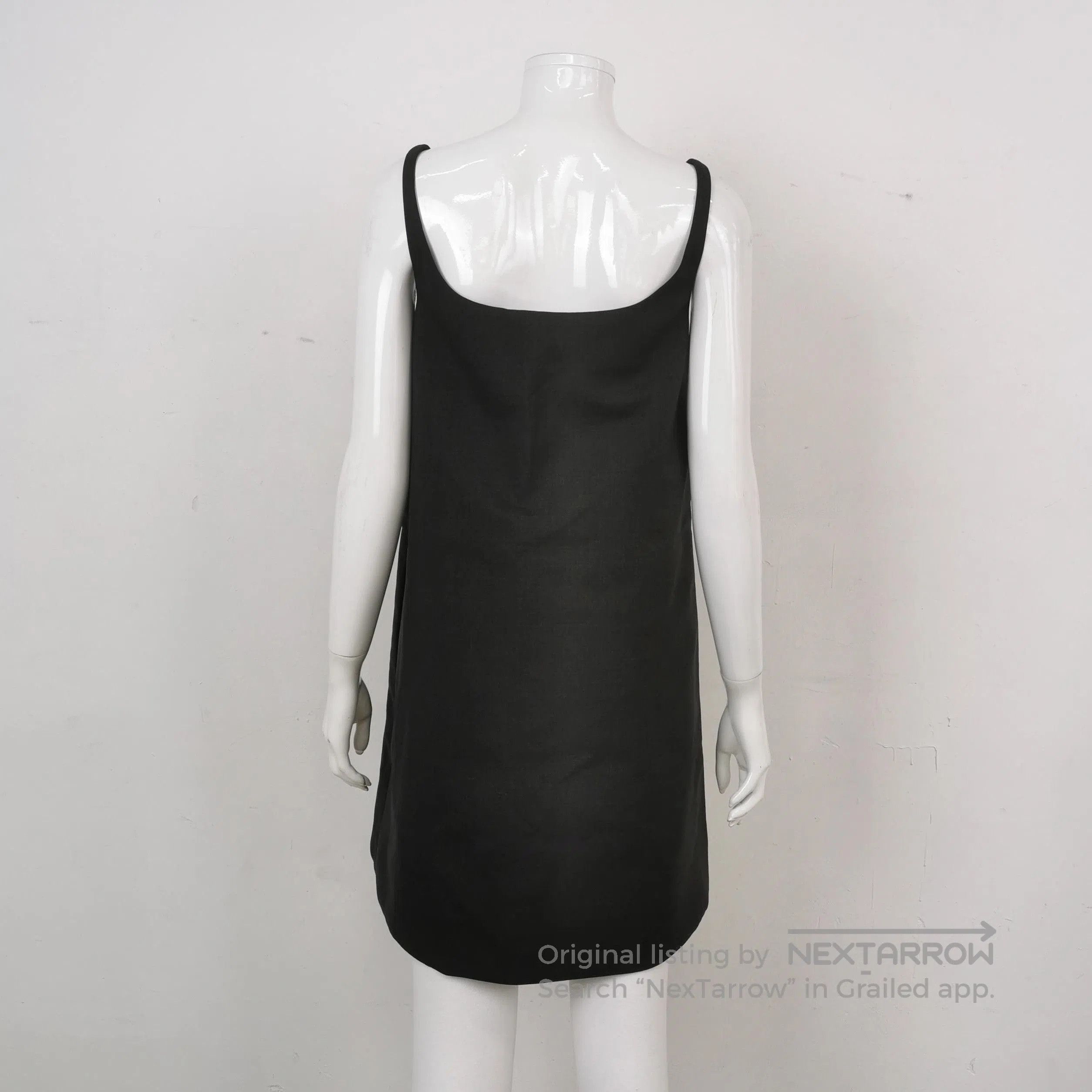 Prada Prada Wool Solid Color Slip Dress . Size S / US 4 / IT 40 - 2 Thumbnail