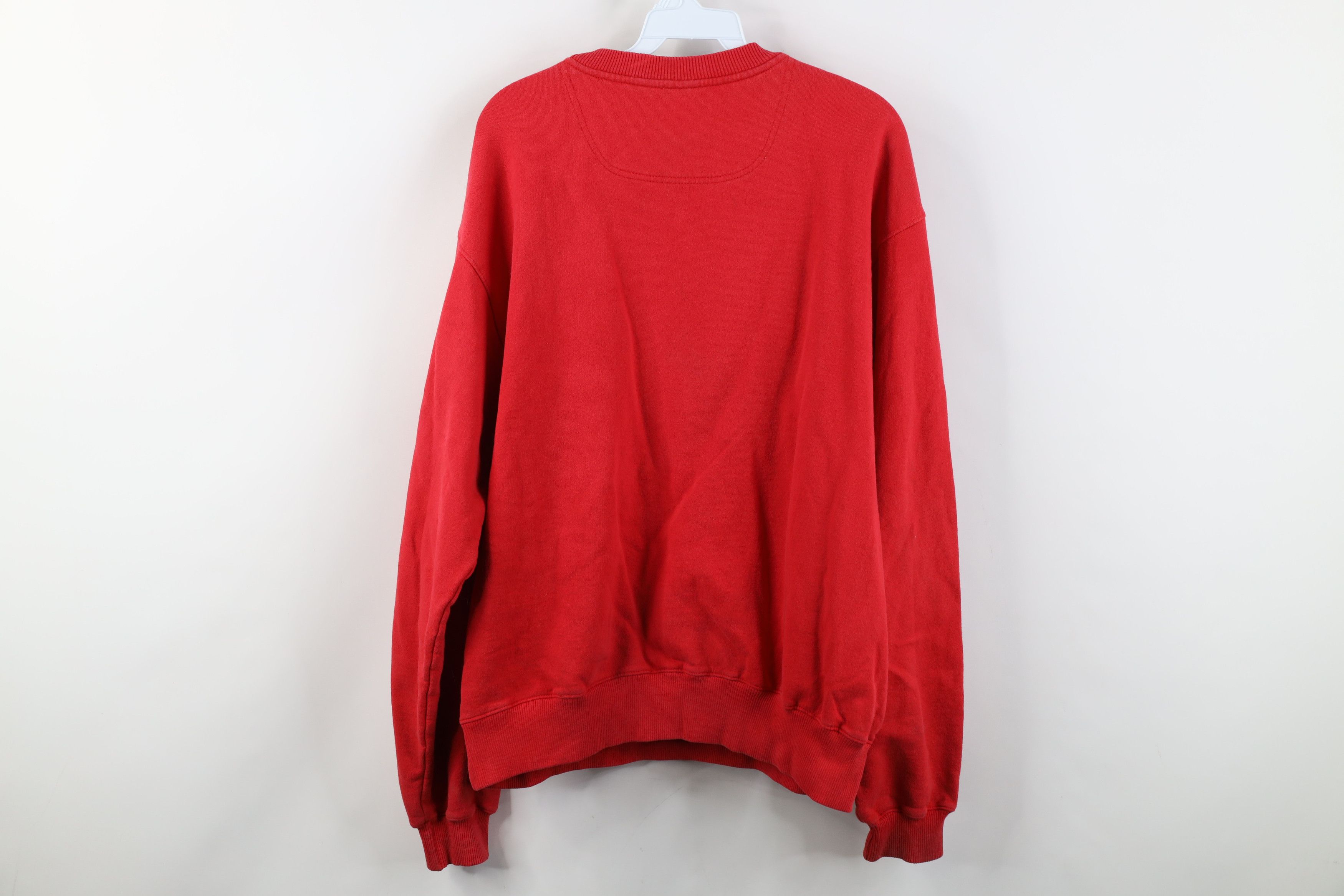 Champion Vintage 90s Y2K Champion Distressed Crewneck Sweatshirt Red Size US M / EU 48-50 / 2 - 13 Thumbnail