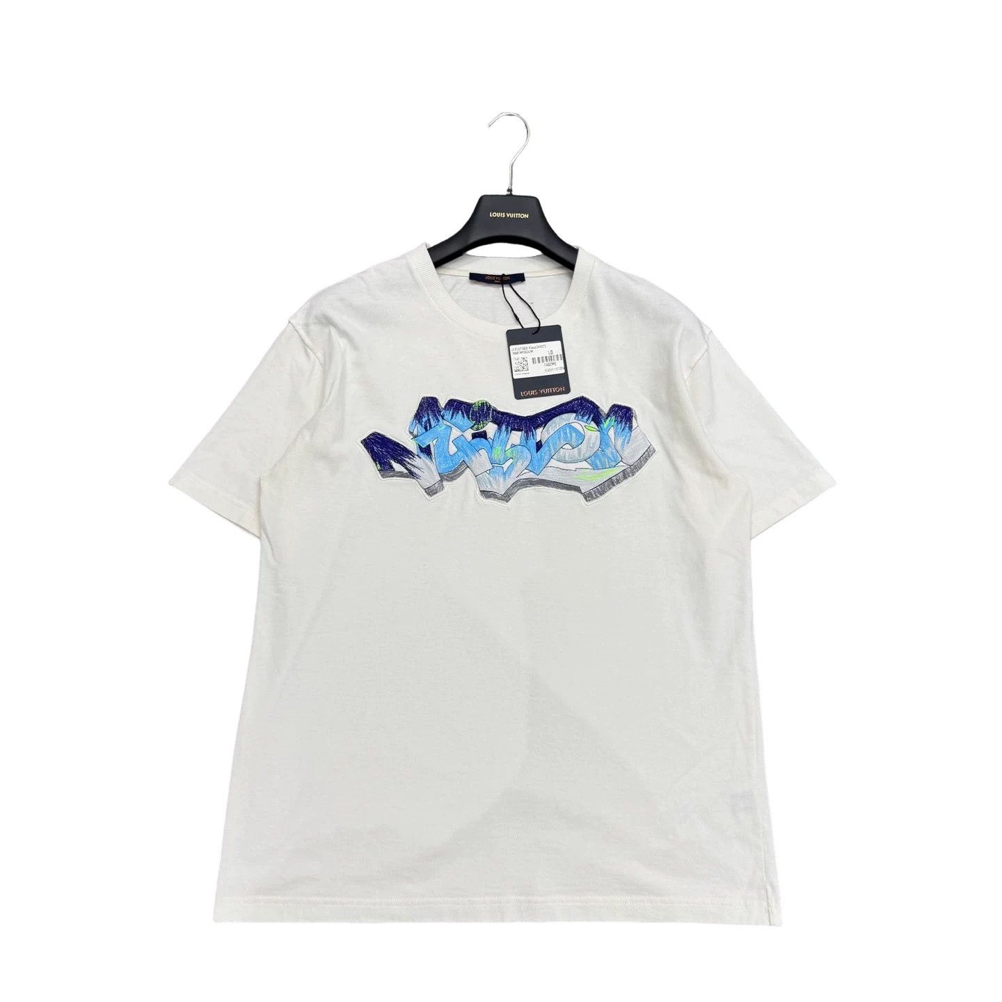 Louis Vuitton Louis Vuitton Graffiti Graphic T-Shirt Size L Size US L / EU 52-54 / 3 - 1 Thumbnail