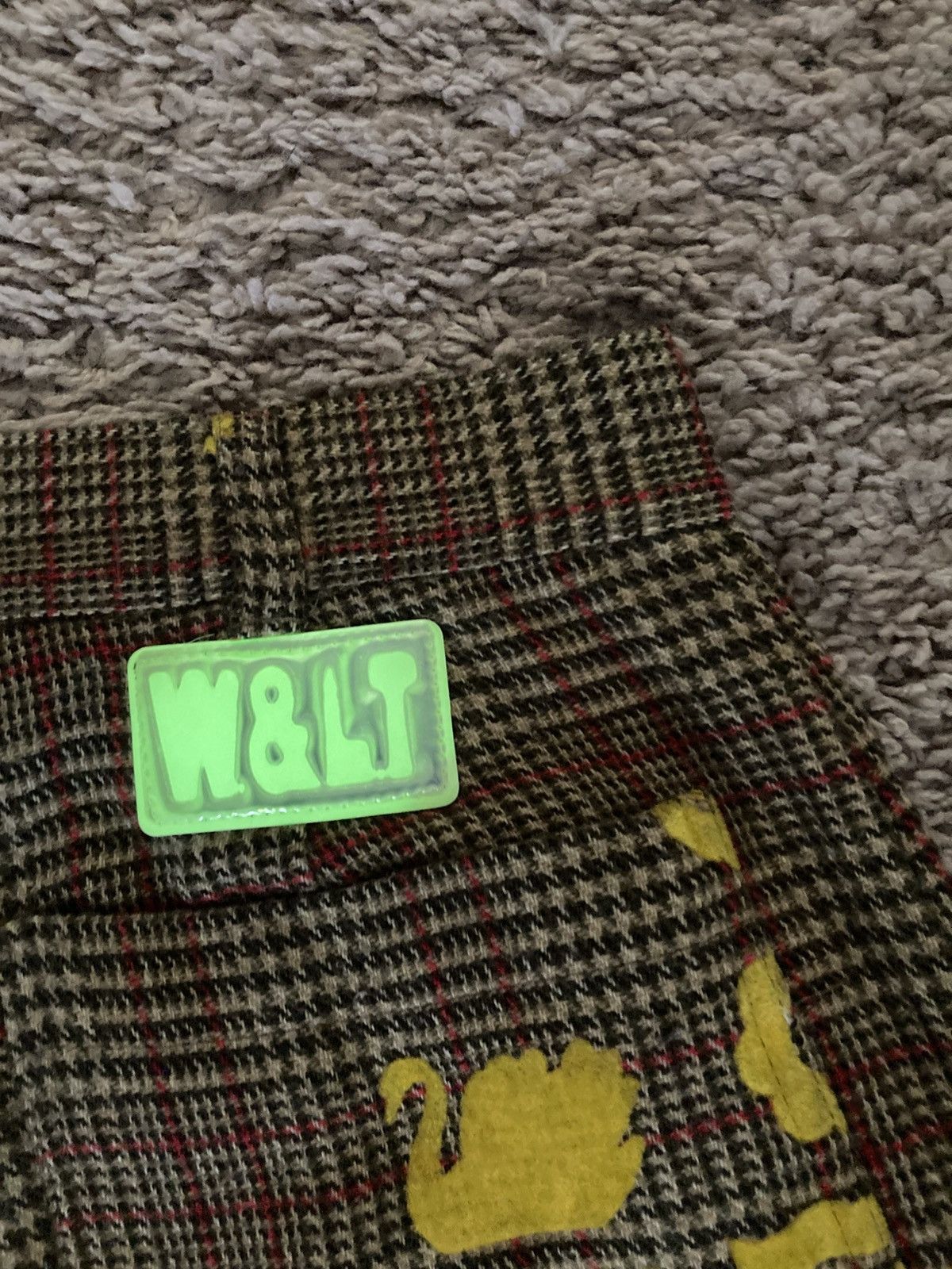 W&LT × Walter Van Beirendonck AW96 W&LT Penis Plaid Pants Wonderland Check 90s 1996 Walter Size US 30 / EU 46 - 7 Thumbnail