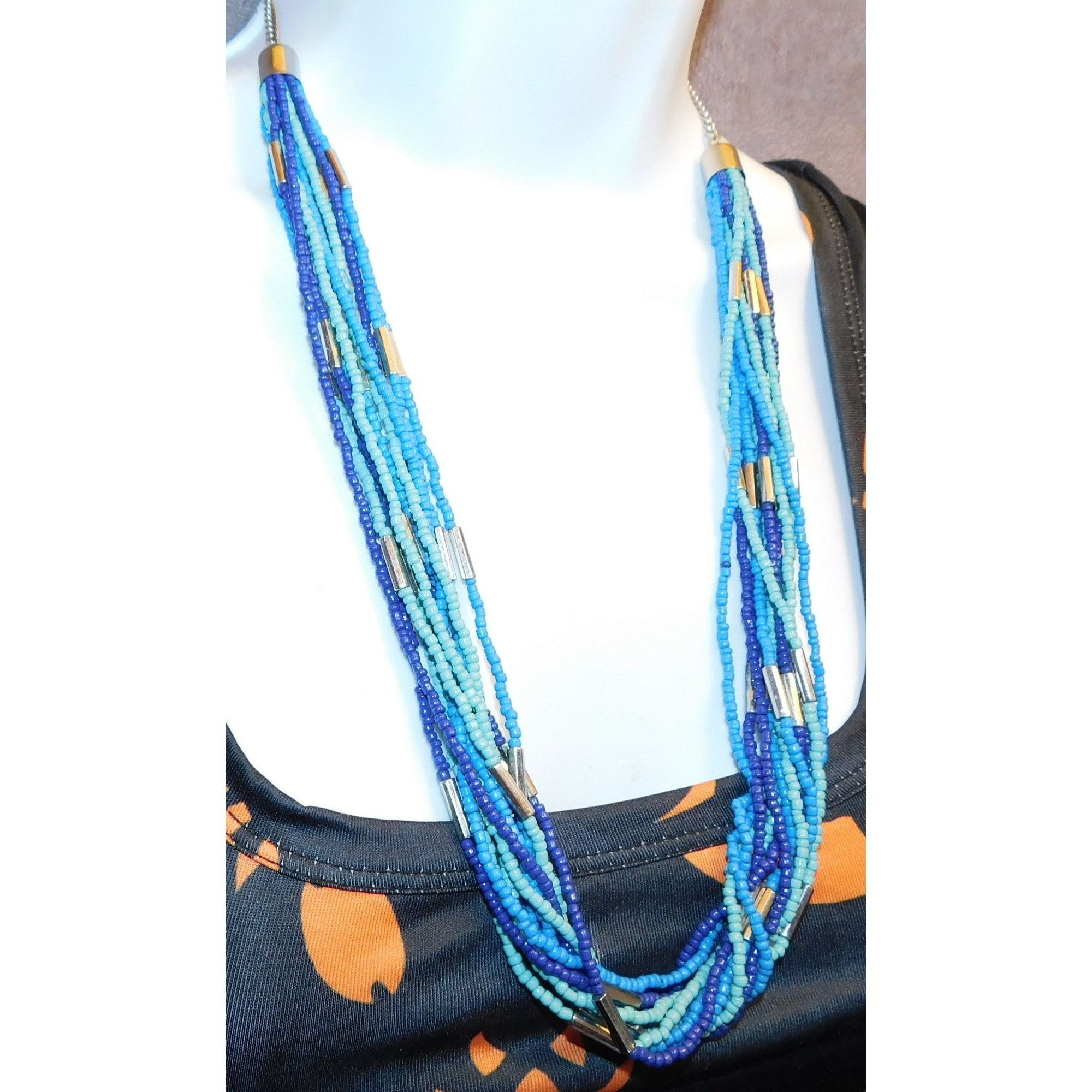 Other Blue And Silver Necklace Size ONE SIZE - 3 Thumbnail